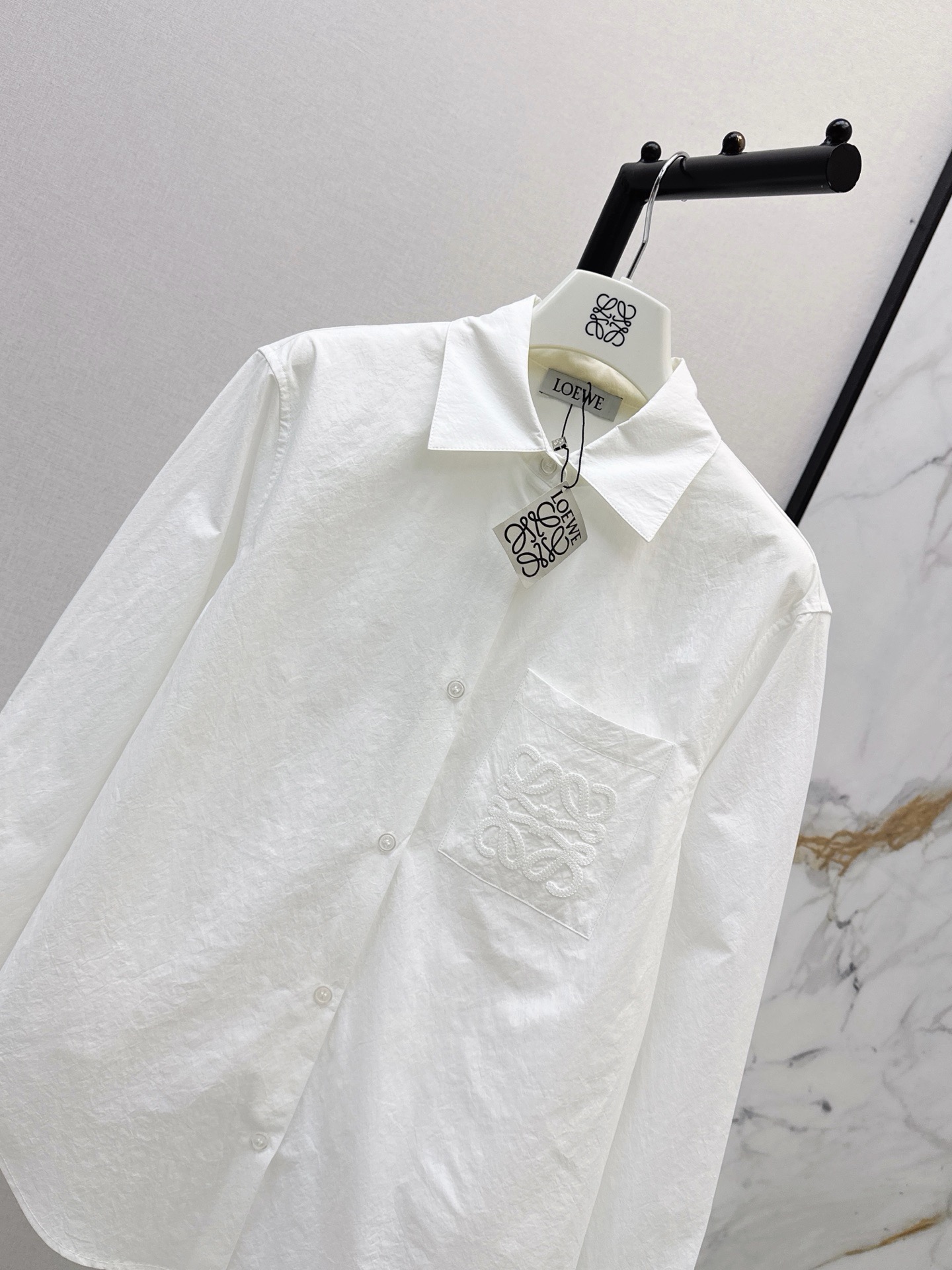 Loe 26ss embroidery shirt