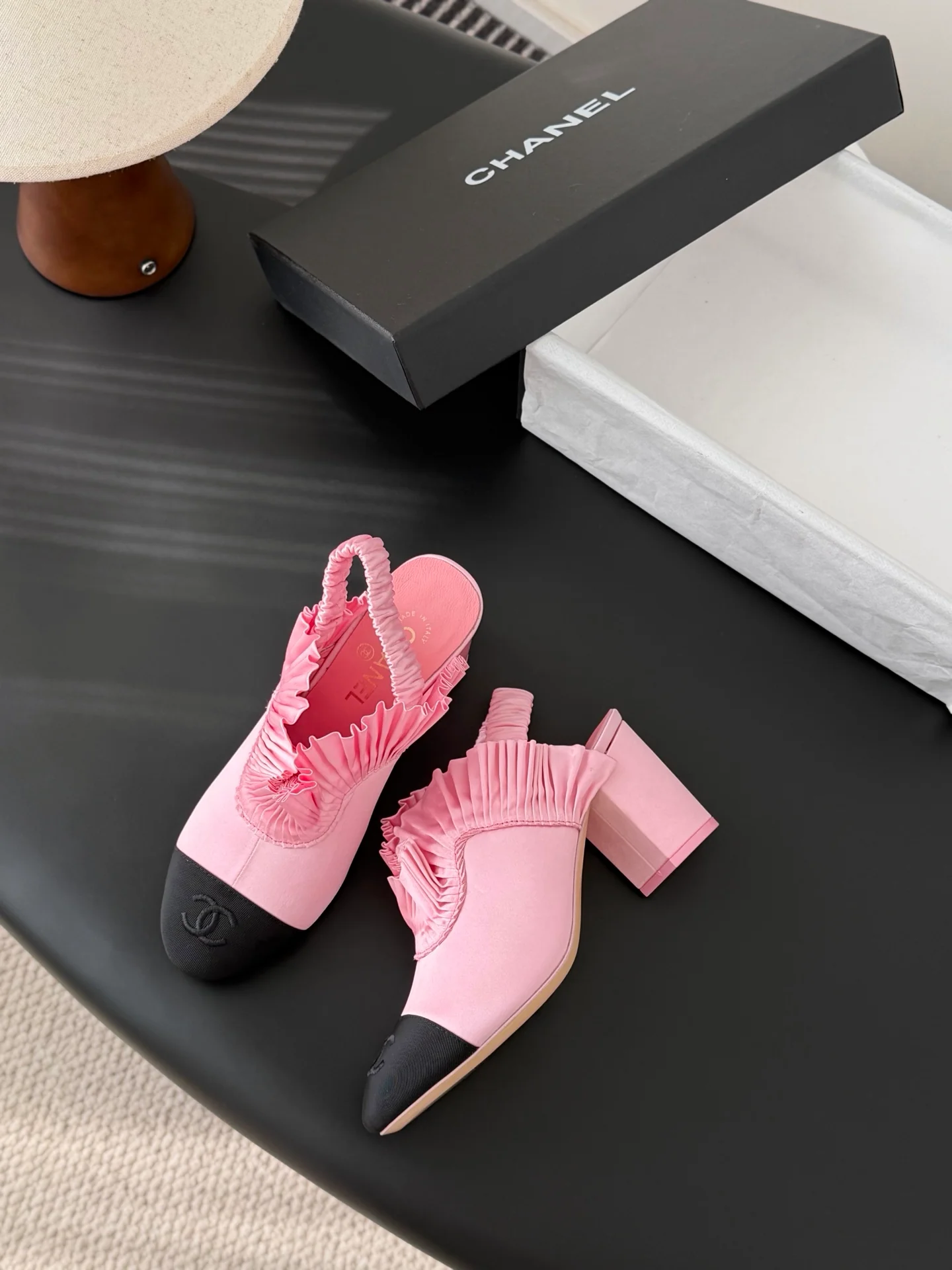 Chan 25fw mary jane chunky heel
