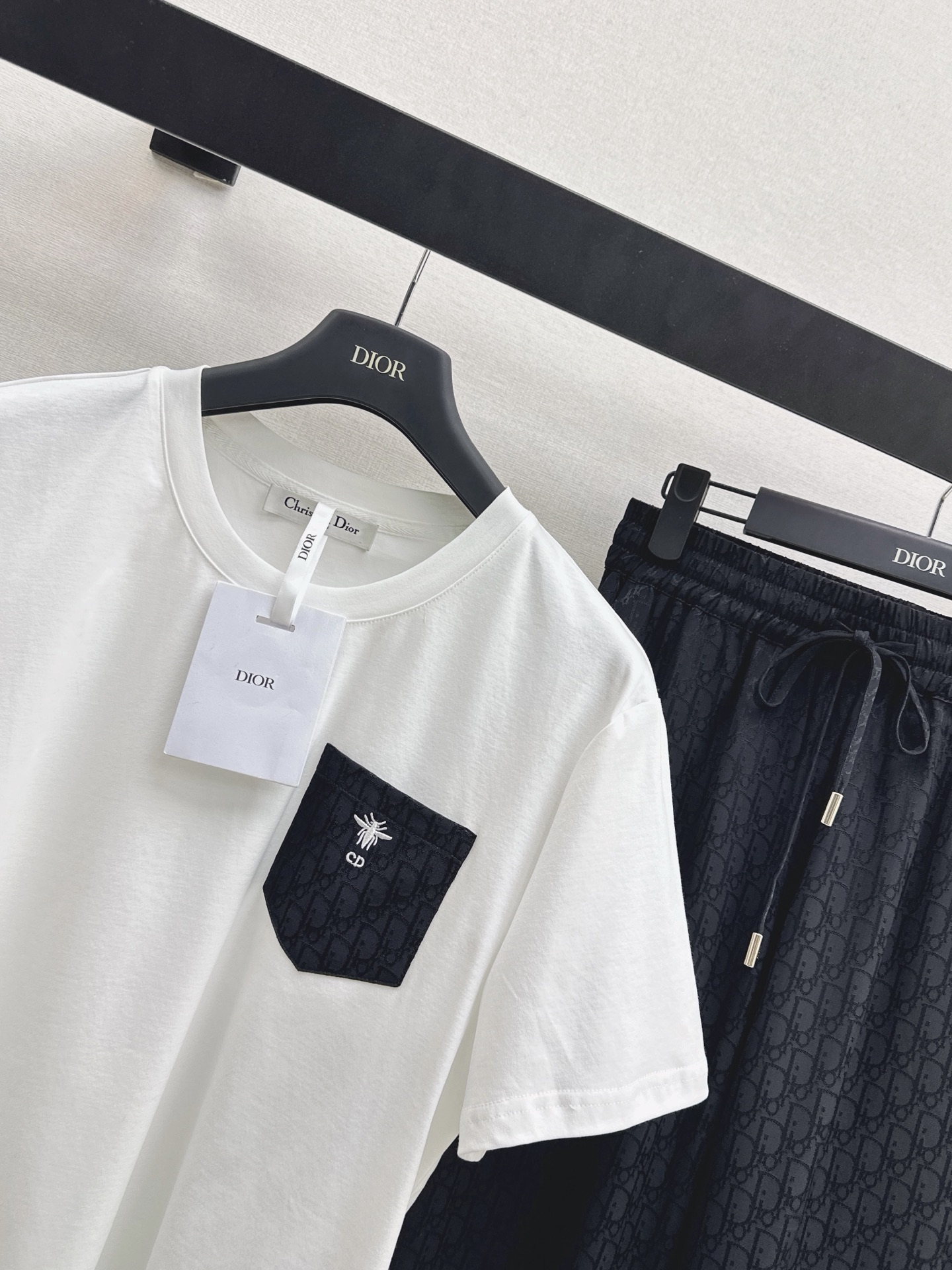 CD 26ss t-shirt wide leg pants set