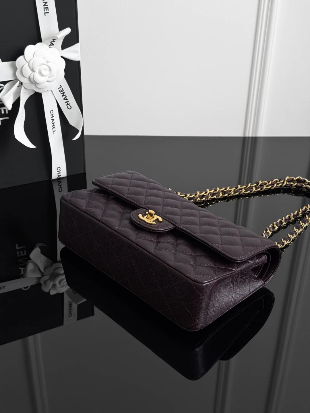 Chan cf25 chain shoulder bag