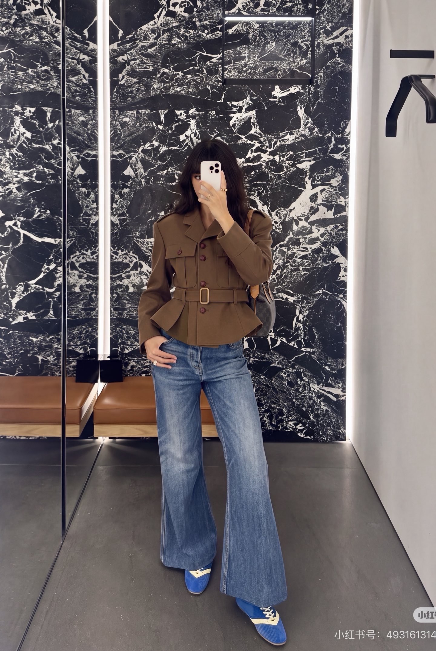 Celi 26fw belted jacket