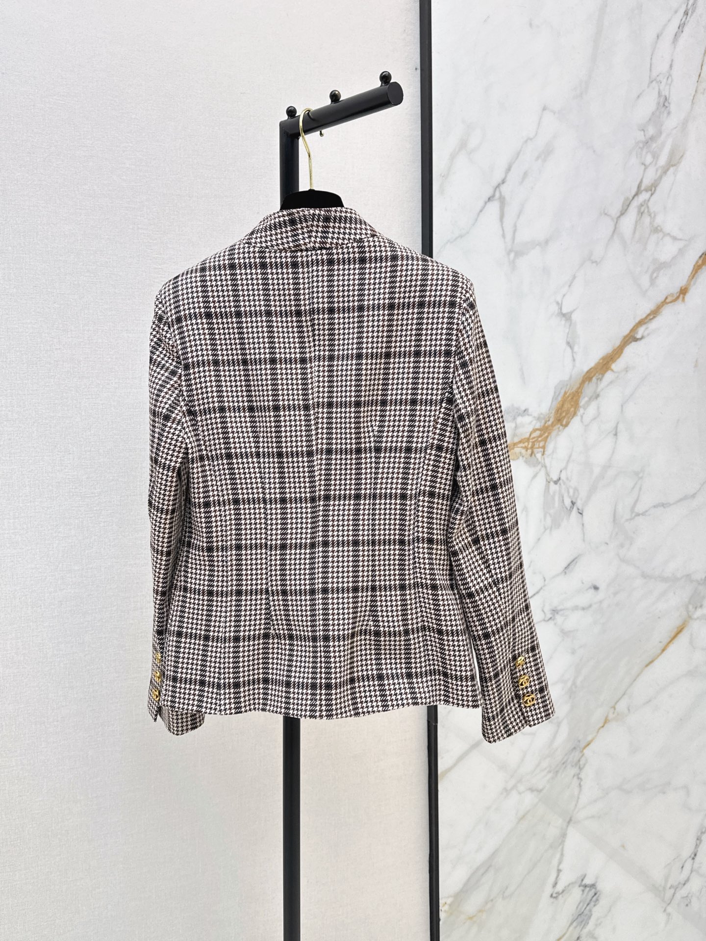 Chan 26fw check woven jacket