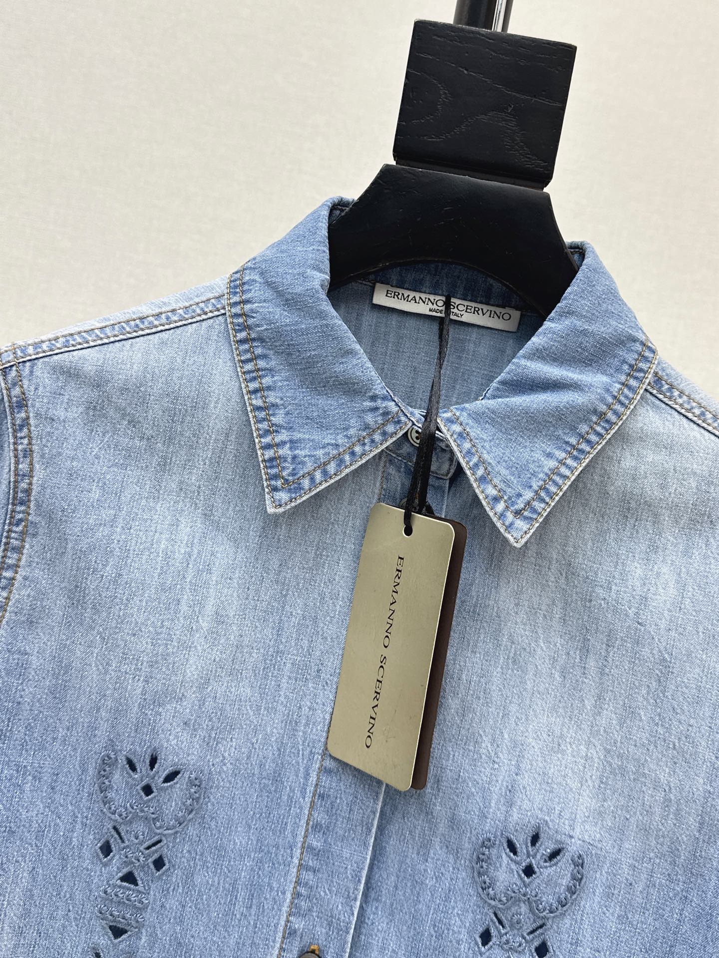 ES 26fw embroidery shirt