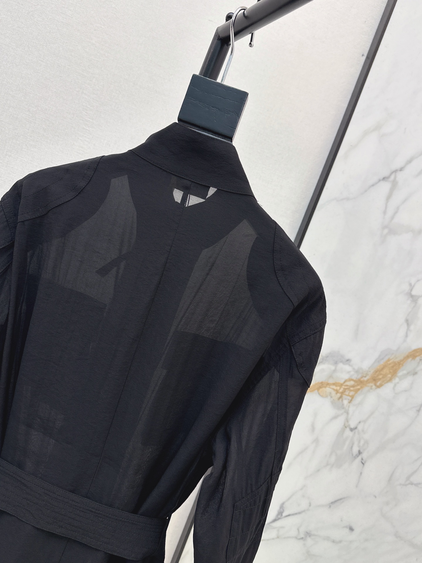 Ralp 26fw stand collar belted jacket