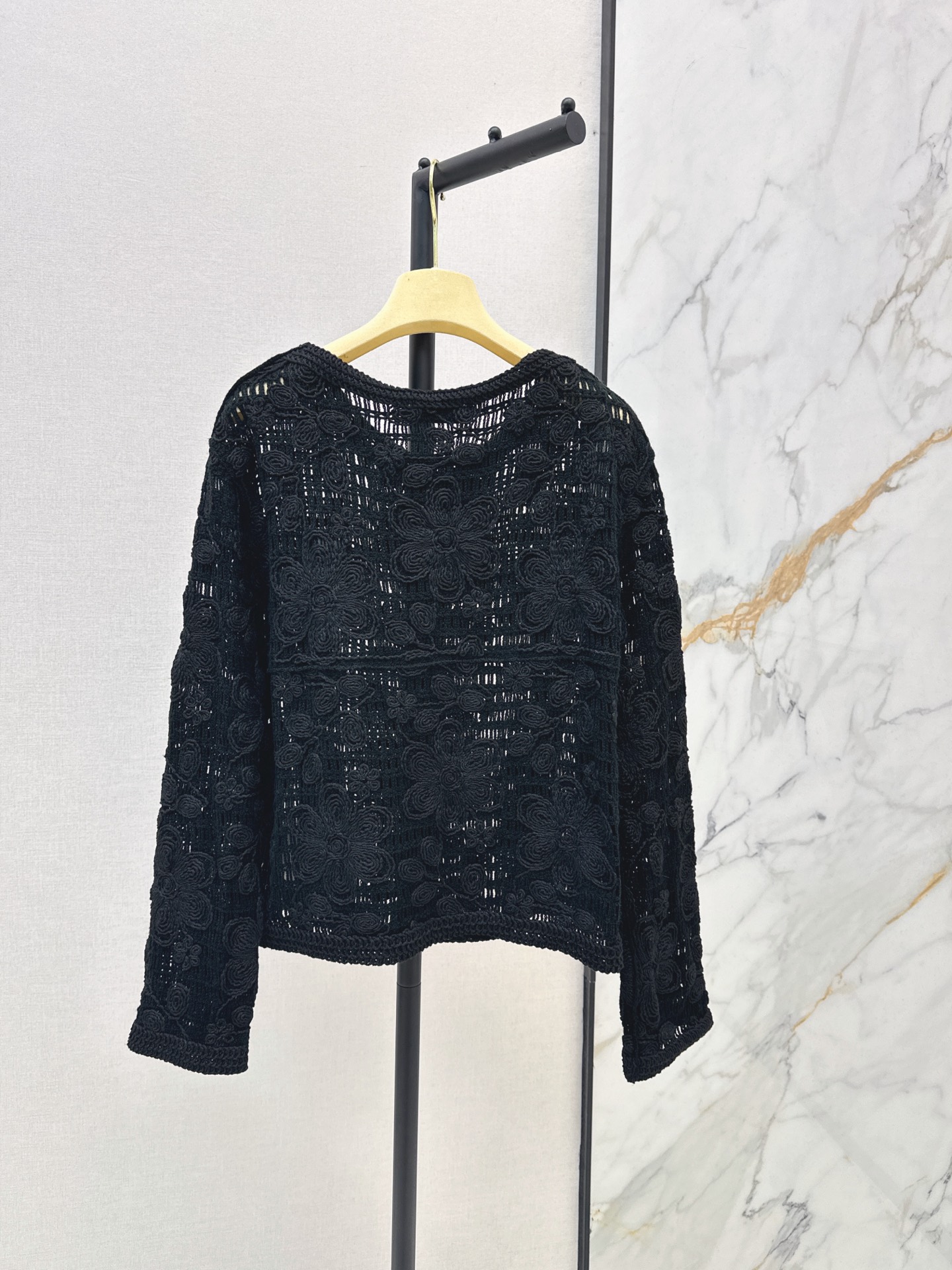 Miu 26fw hollow cardigan