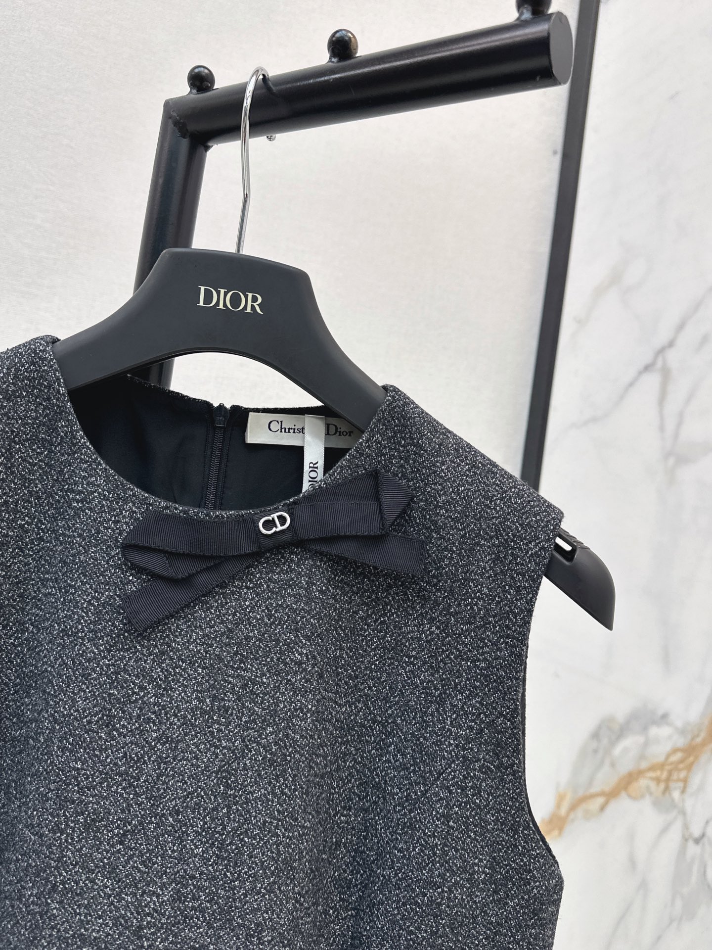 CD 26fw sleeveless bow dress