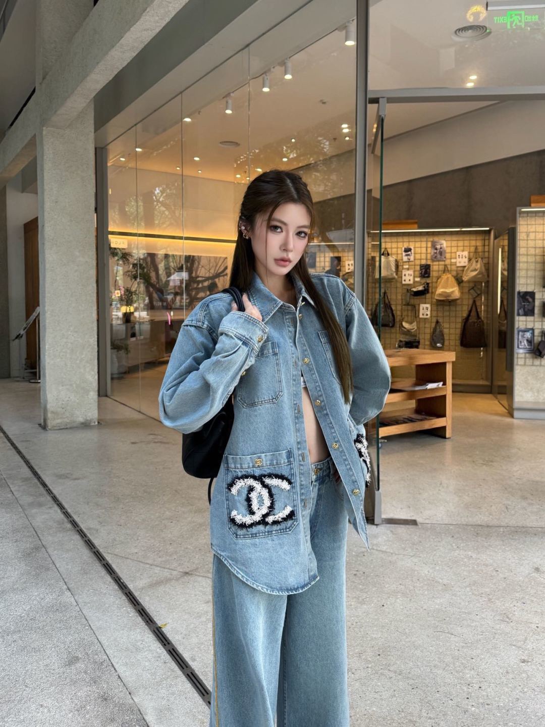 Chan 26fw denim shirt jacket