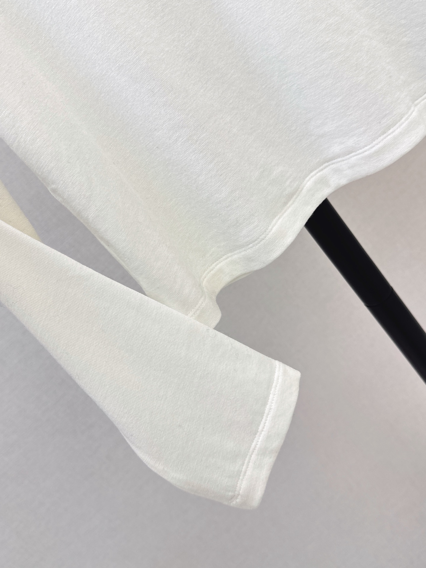 Sain 26fw zip-up knit basic tee