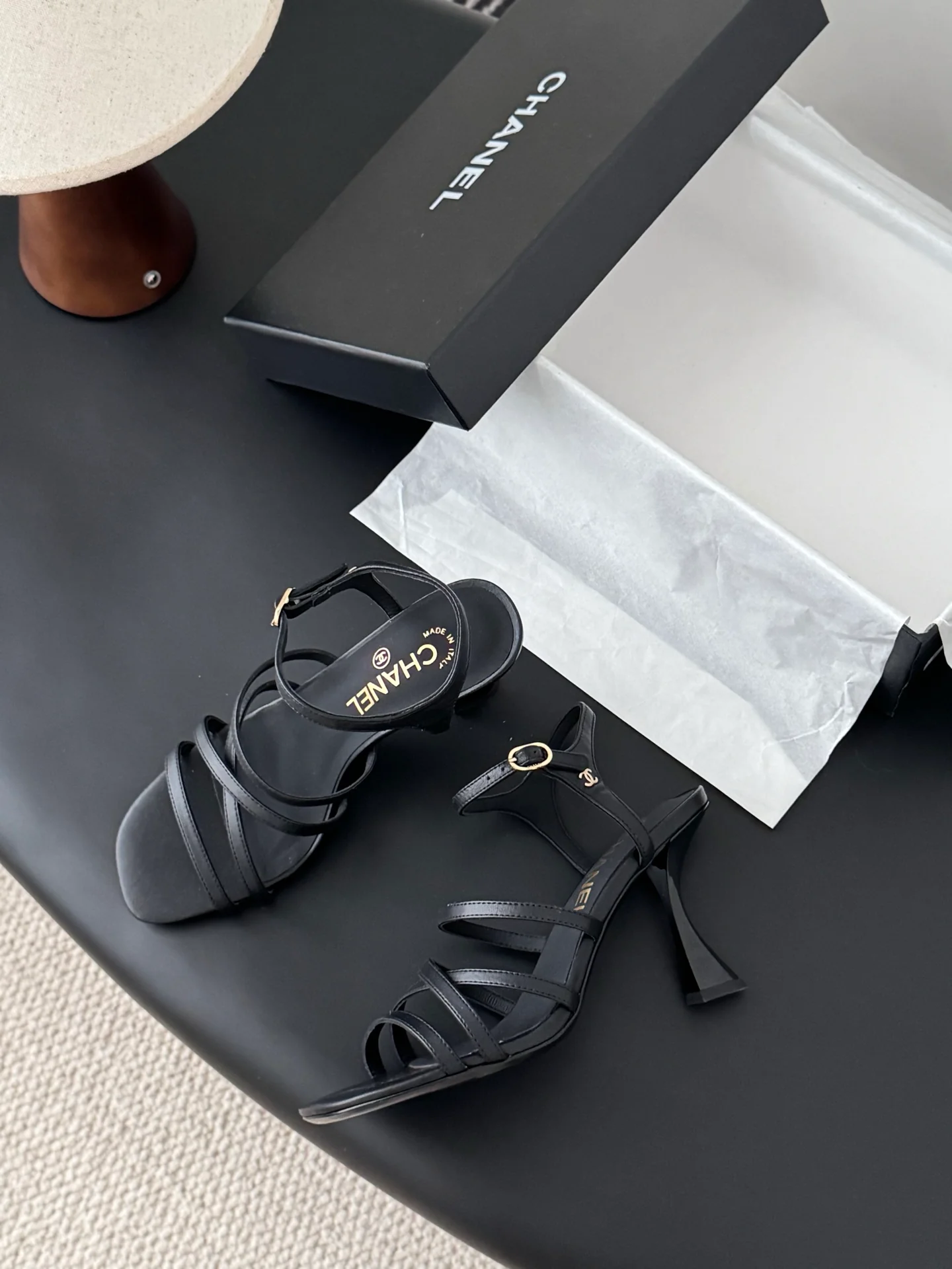 Chan 25fw high heel sandals