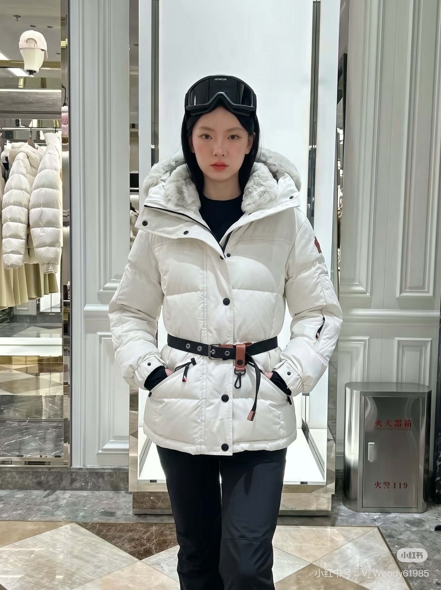 Monc 26fw down ski jacket