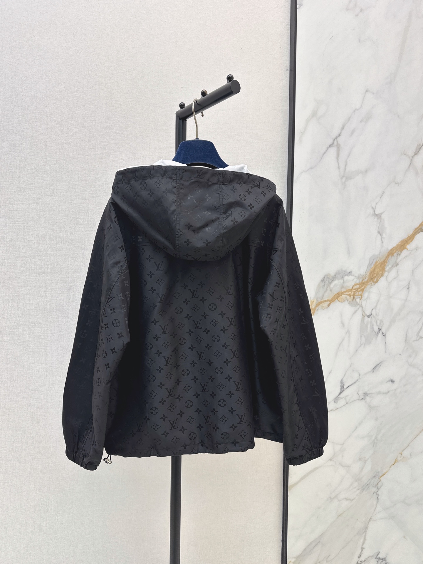 Loui 26fw jacquard hooded jacket