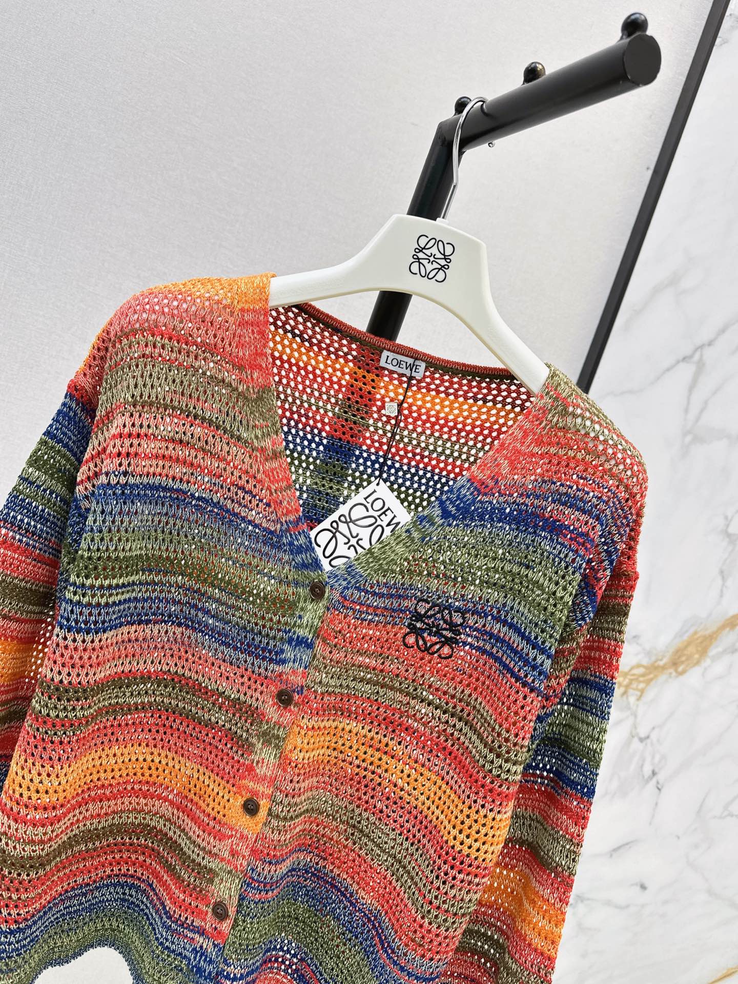 Loe 26fw stripe knitwear