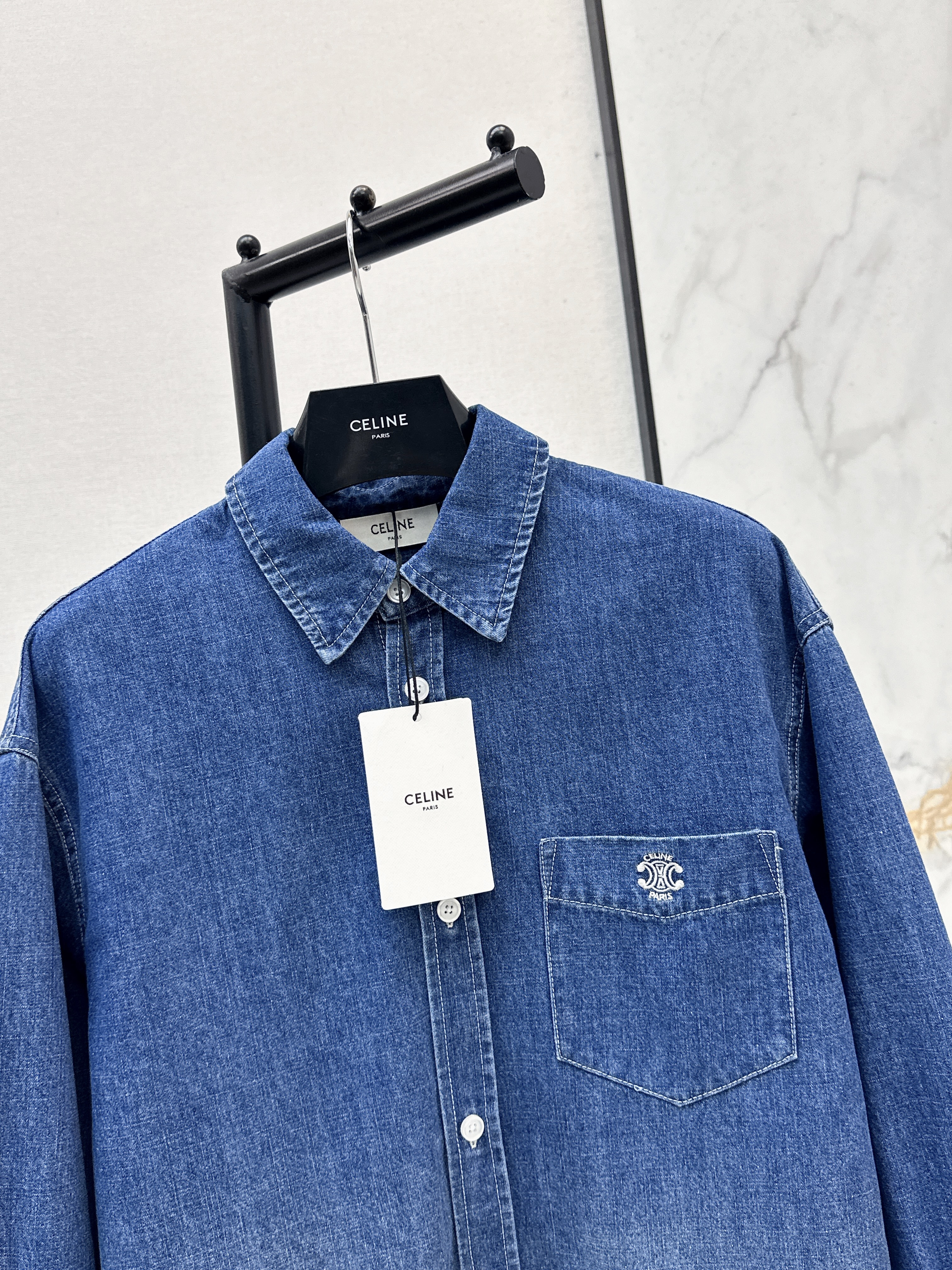 Celi 26ss denim shirt