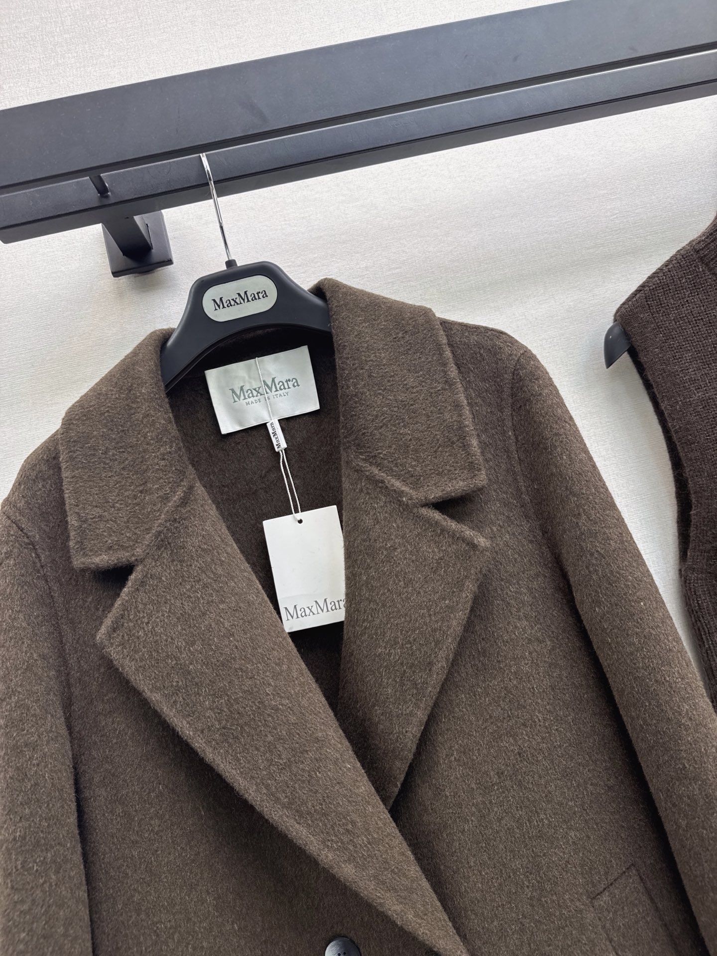 Max 26fw knit vest overcoats sets