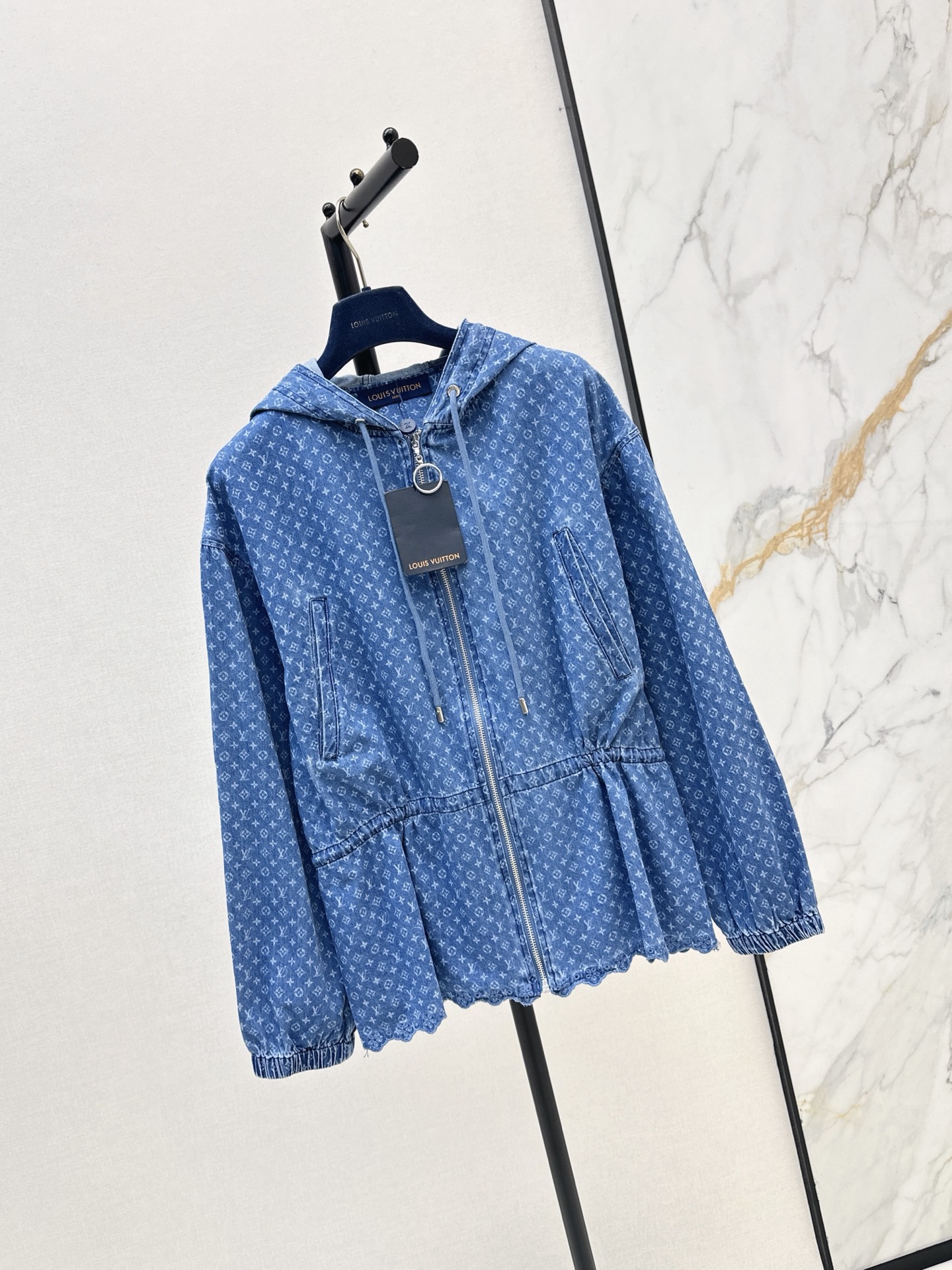 Loui 26ss hooded denim jacket