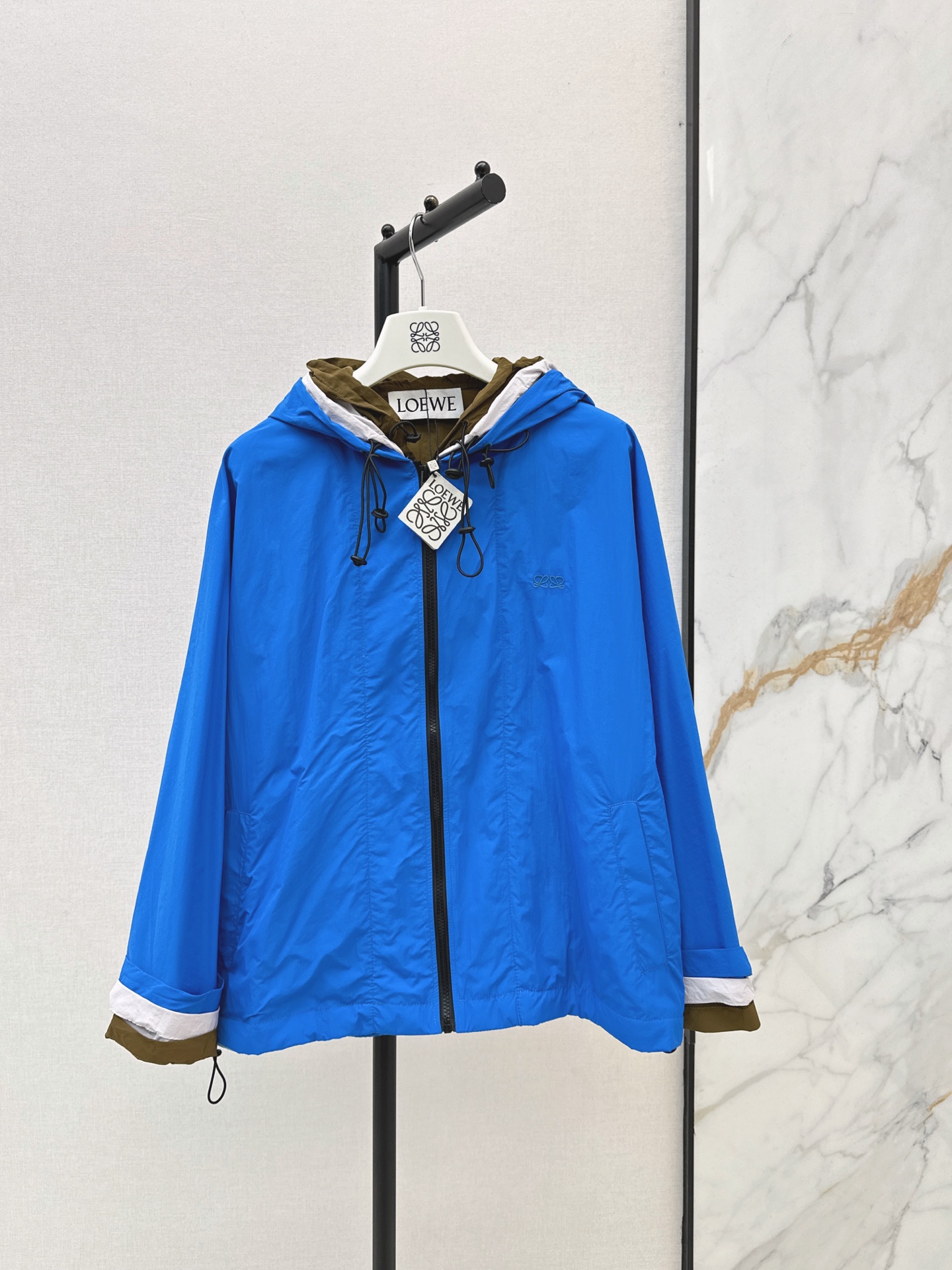Loe 26fw hooded zipper jacket