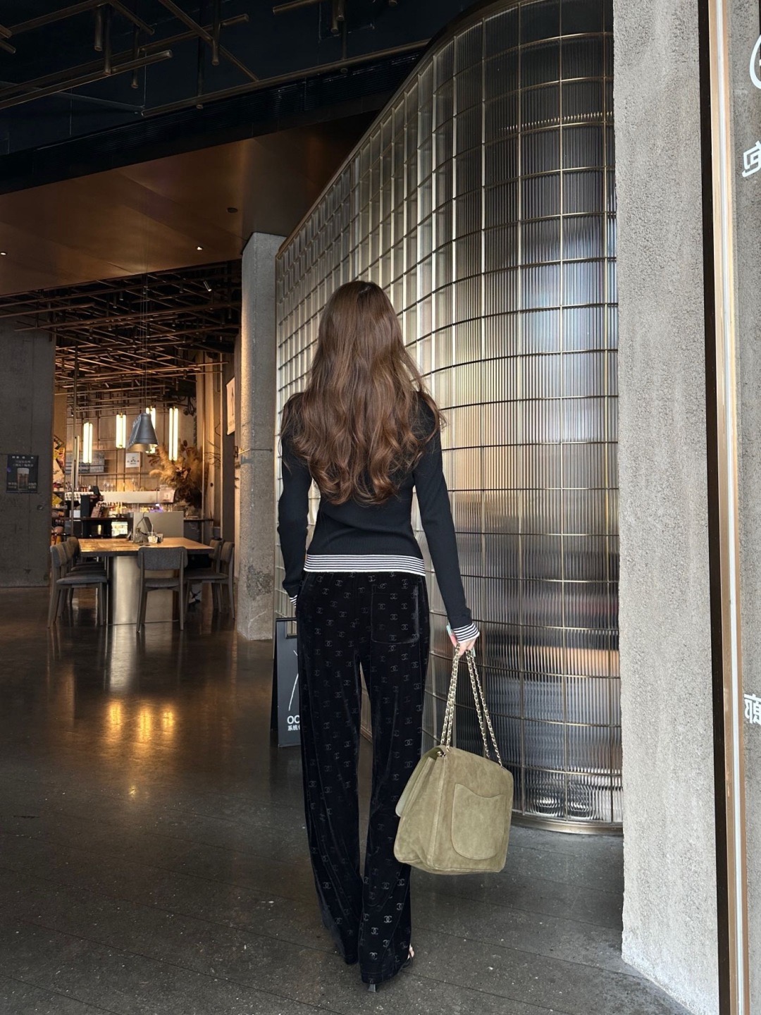 Chan 26fw velvet pants