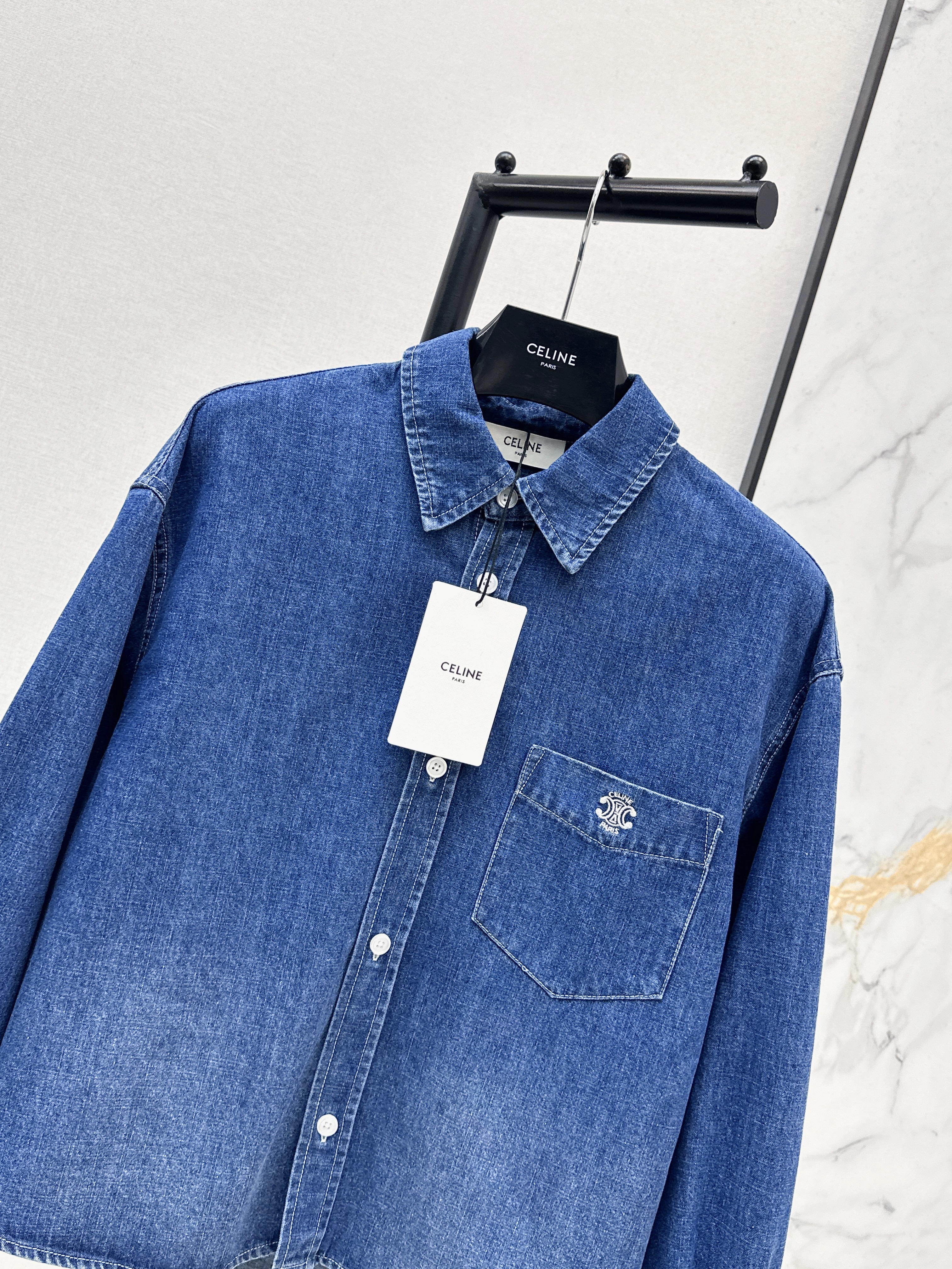 Celi 26ss denim shirt
