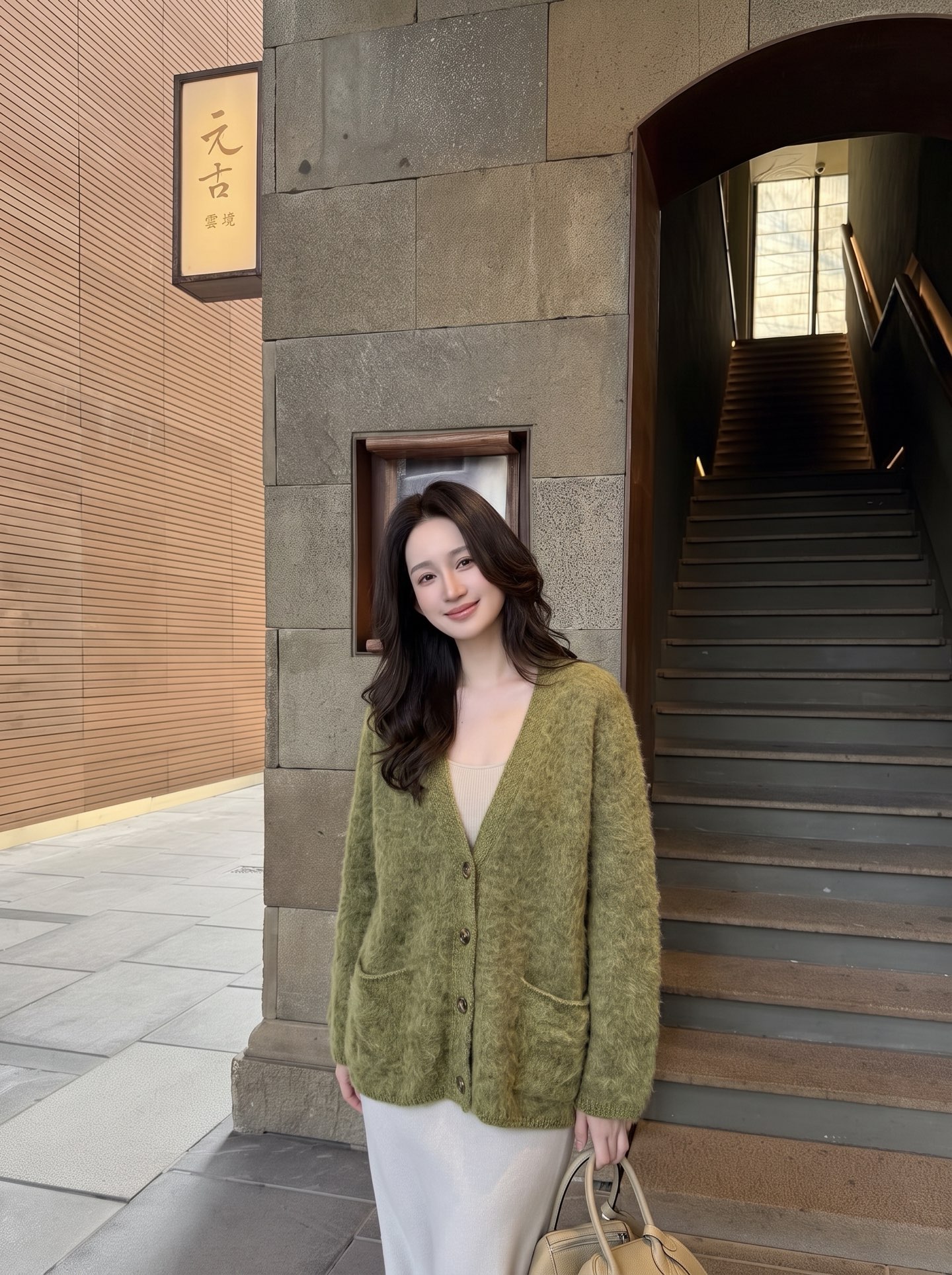 Row 26fw knit cardigan
