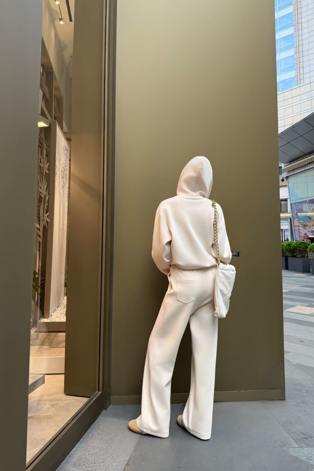 Chan 26fw hooded jacket pants sets