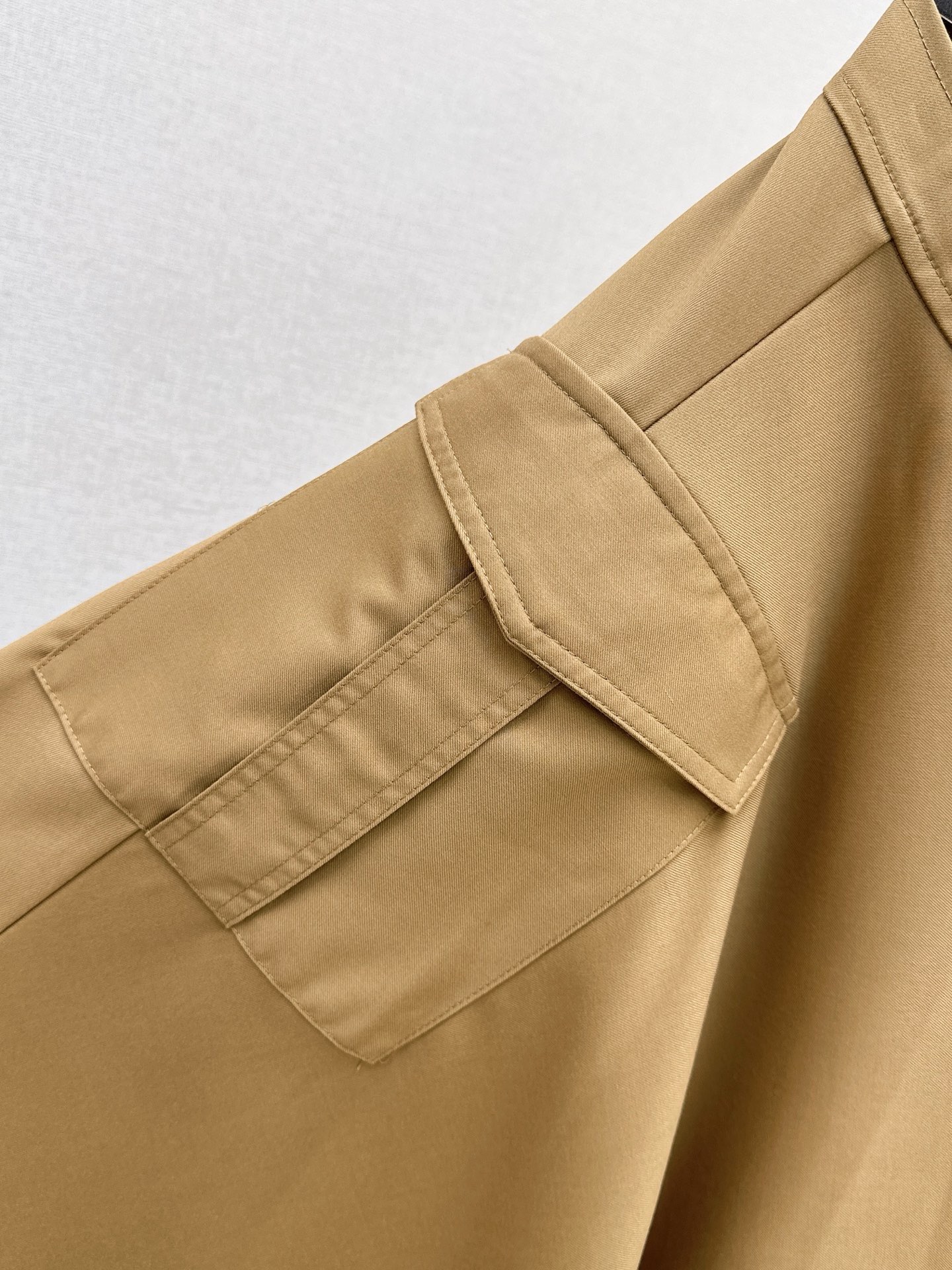 Celi 26ss cargo pleated skirt