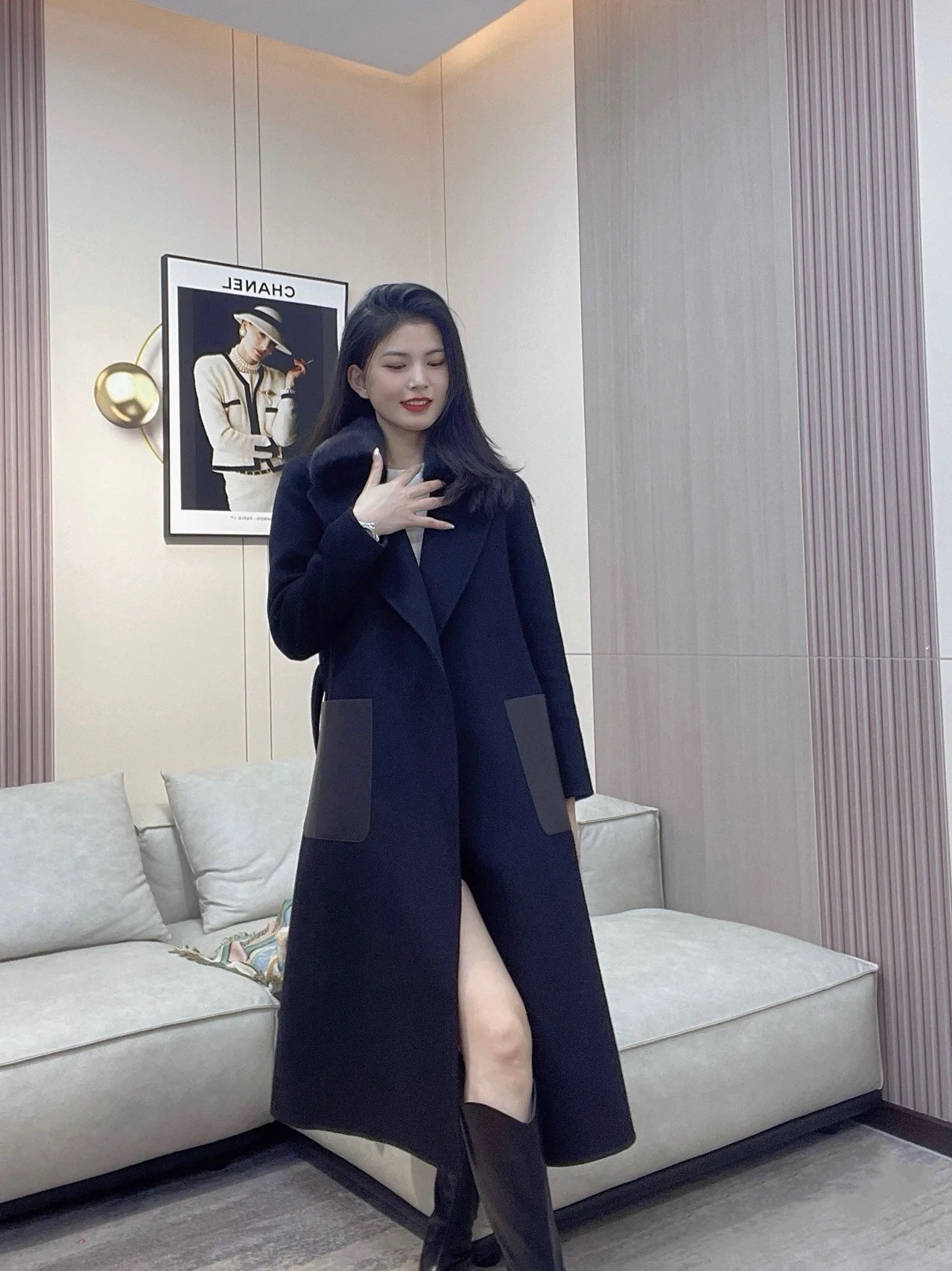 Fend 26fw cashmere overcoats