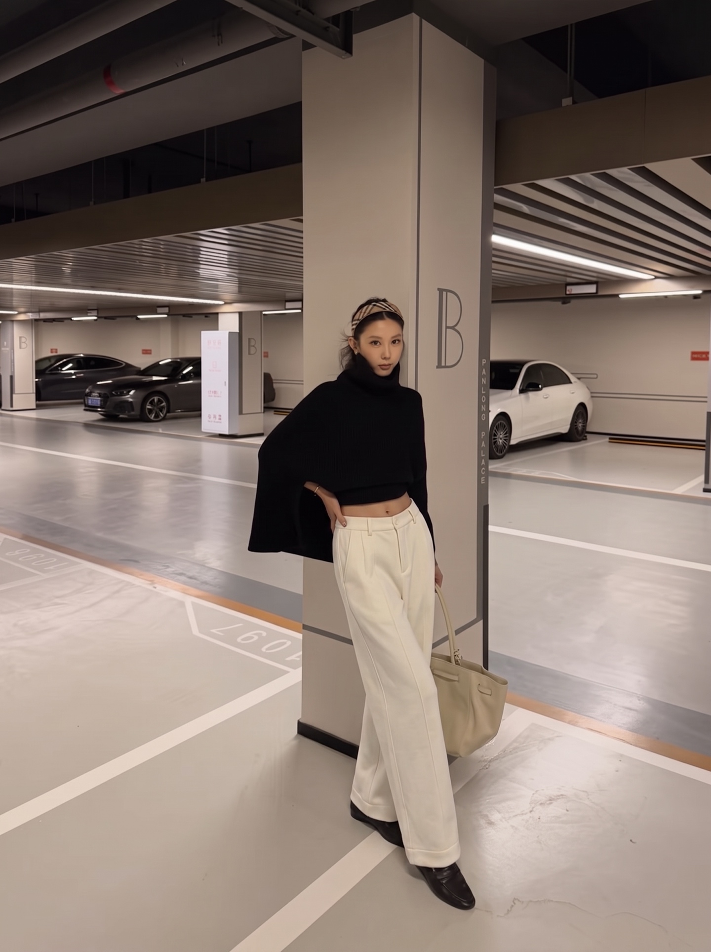 Brun 26fw heavyweight wide-leg pants sets