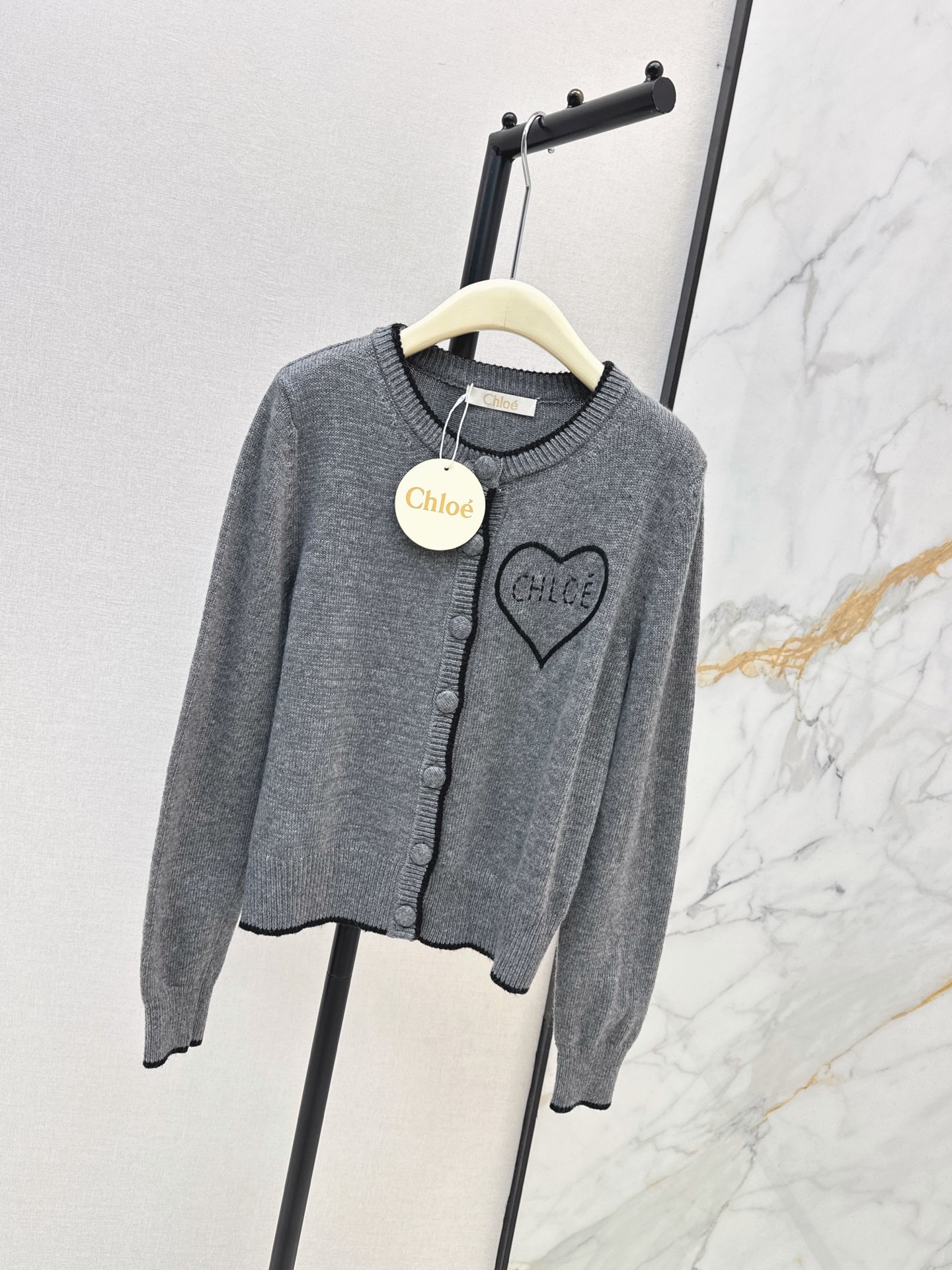Chol 26fw knit cardigan