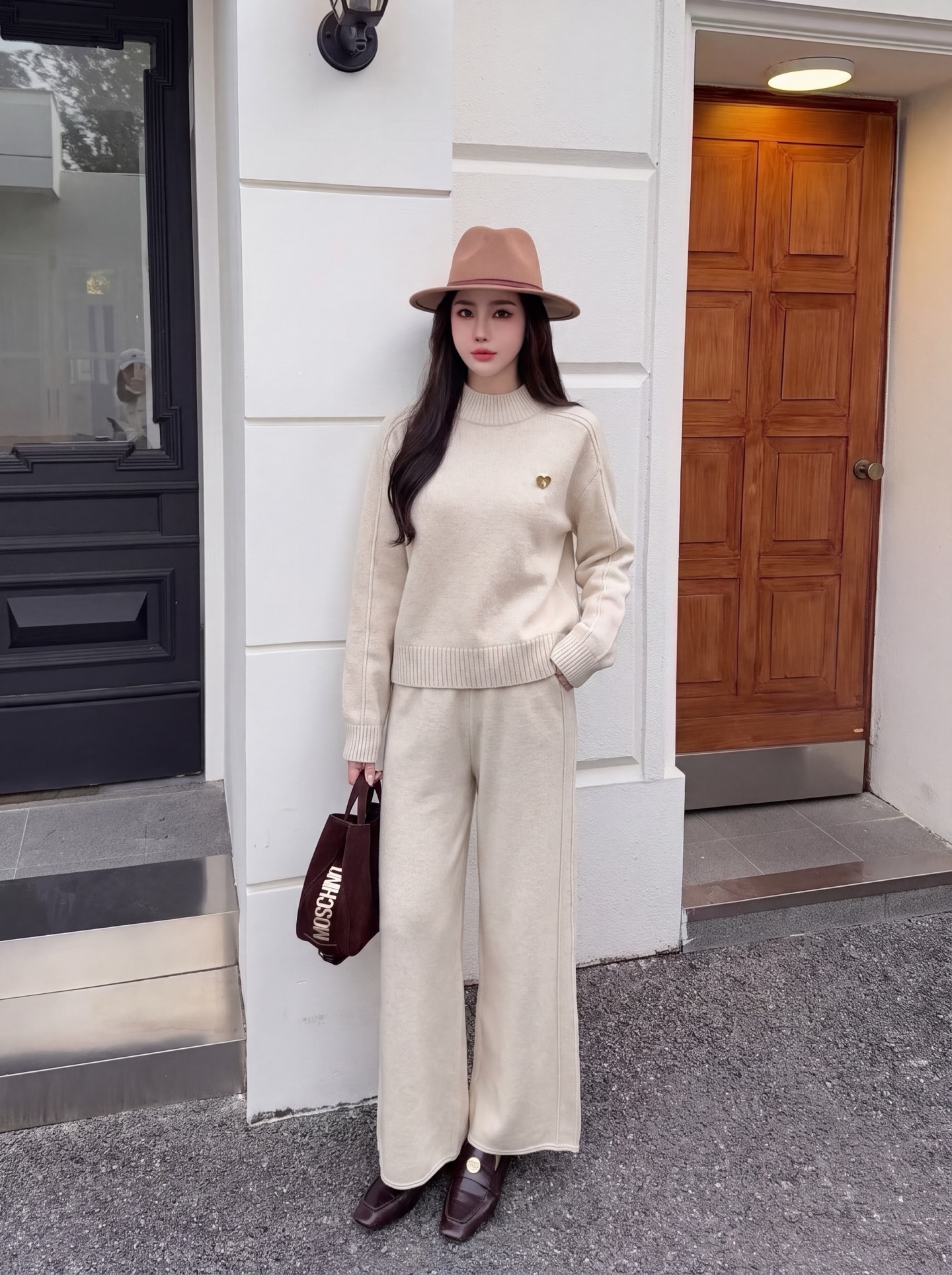 Ralp 26fw wool sweater pants sets