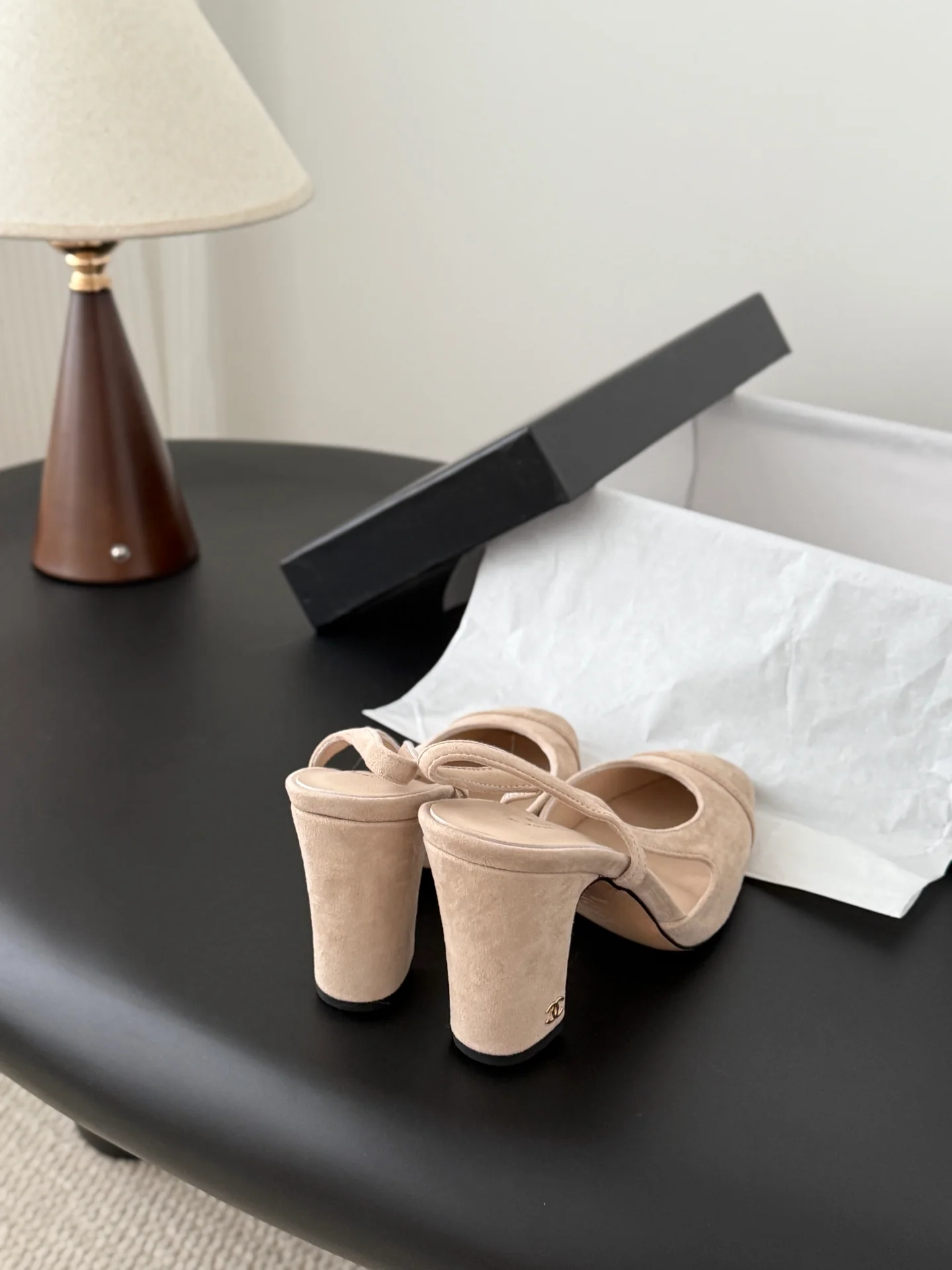 Chan 25fw slingback heels
