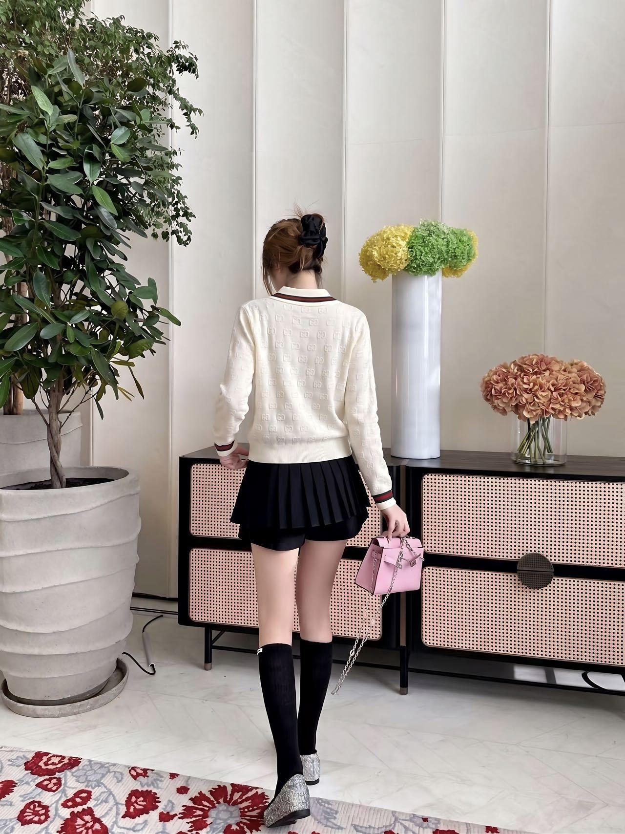 Guc 26fw jacquard sweater