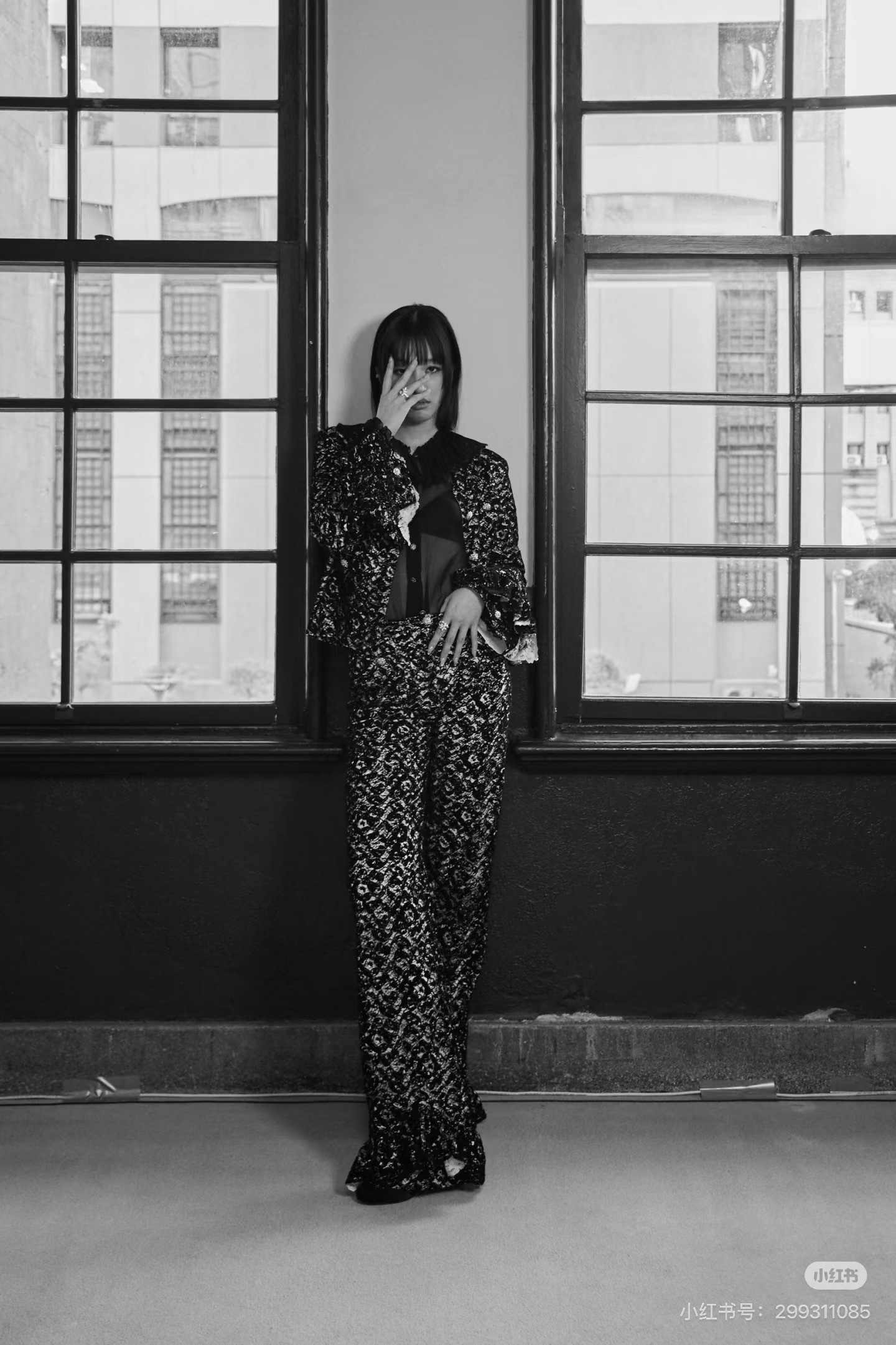 Chan 26fw flarel pants