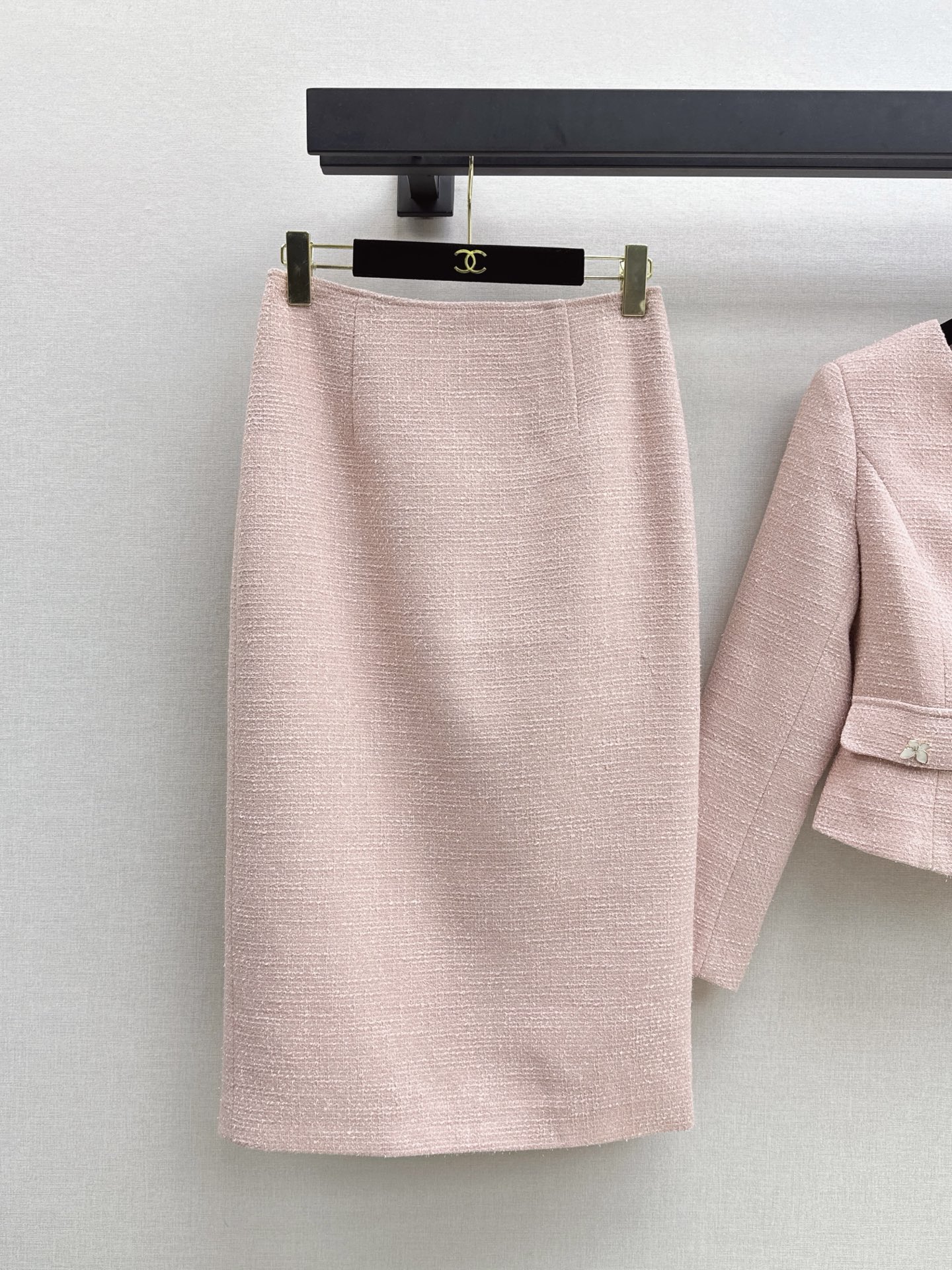 Chan 26fw tweed jacket skirt sets
