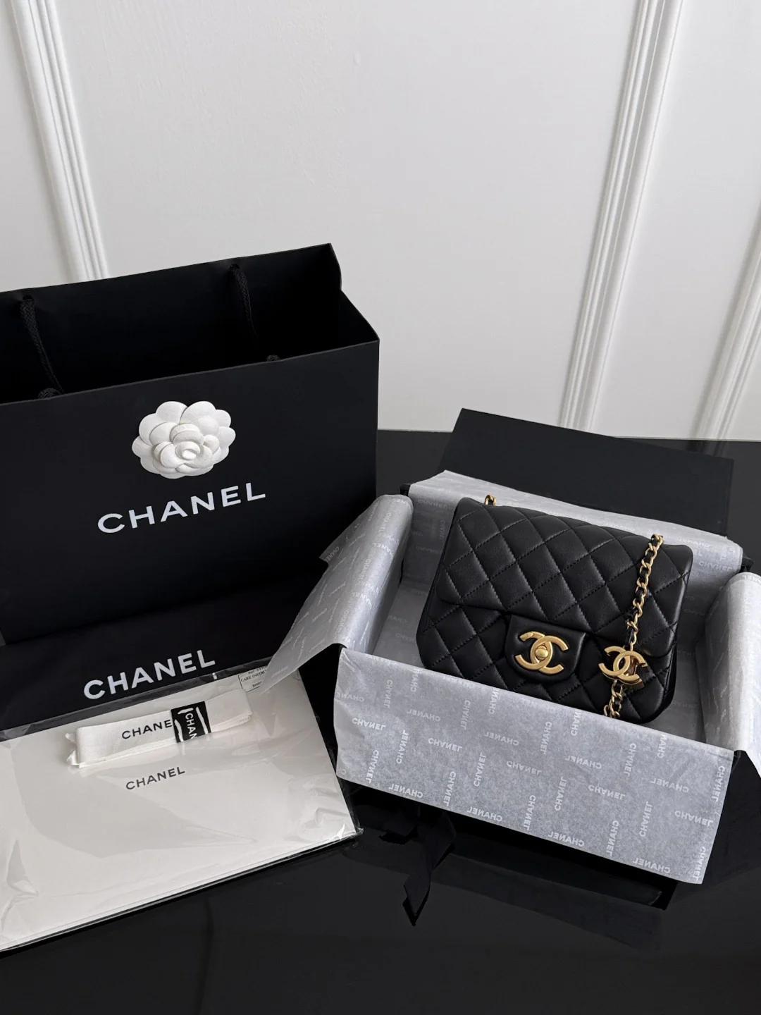 Chan cf18 chain shoulder bag