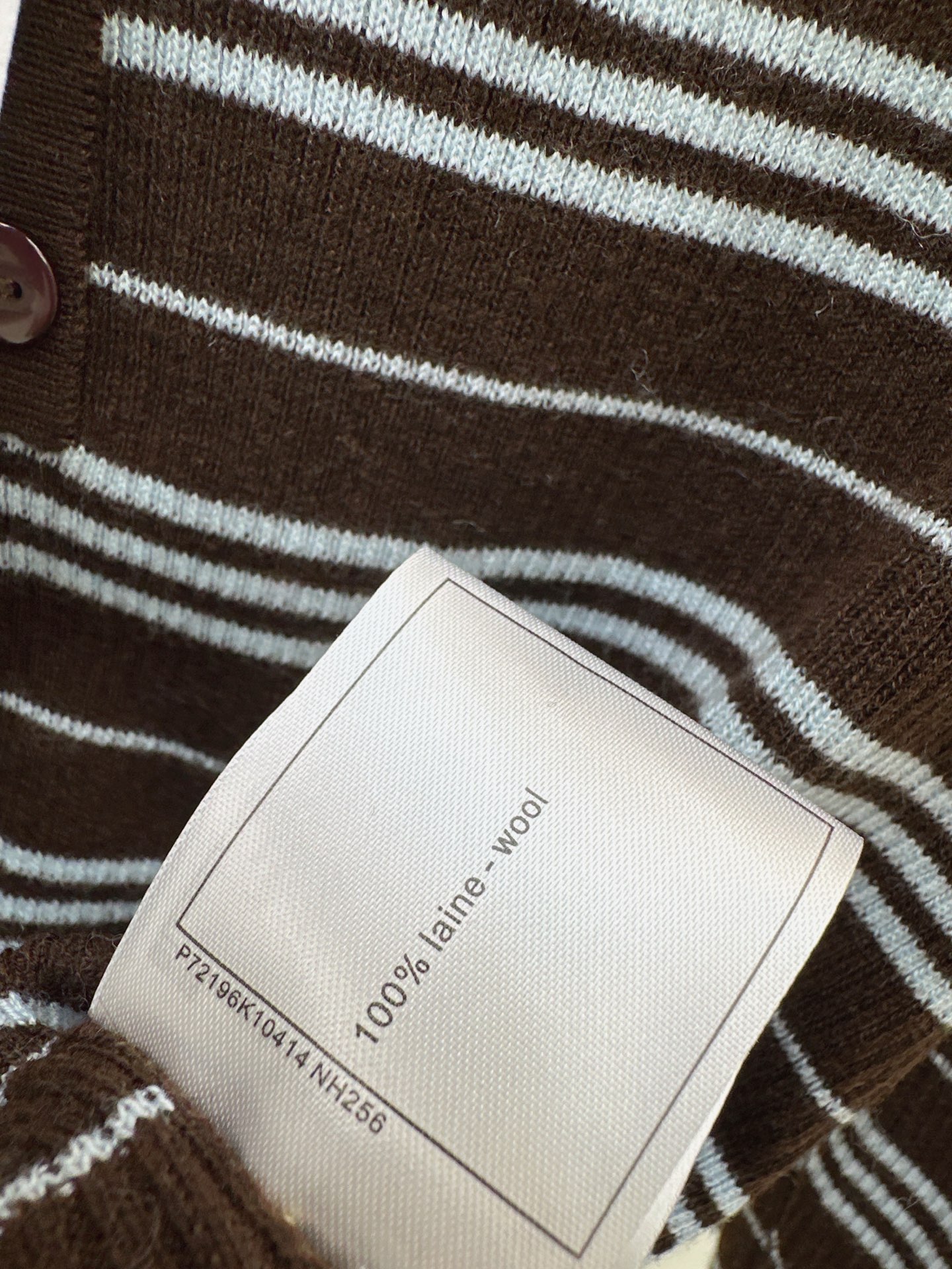 Chan 26fw stripe wool sweater
