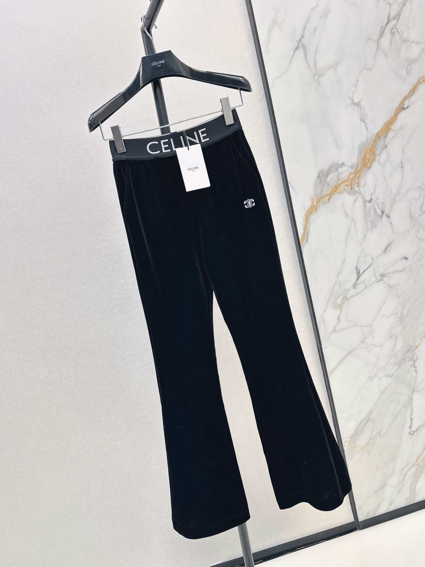 Celi 26fw flared velvet pants