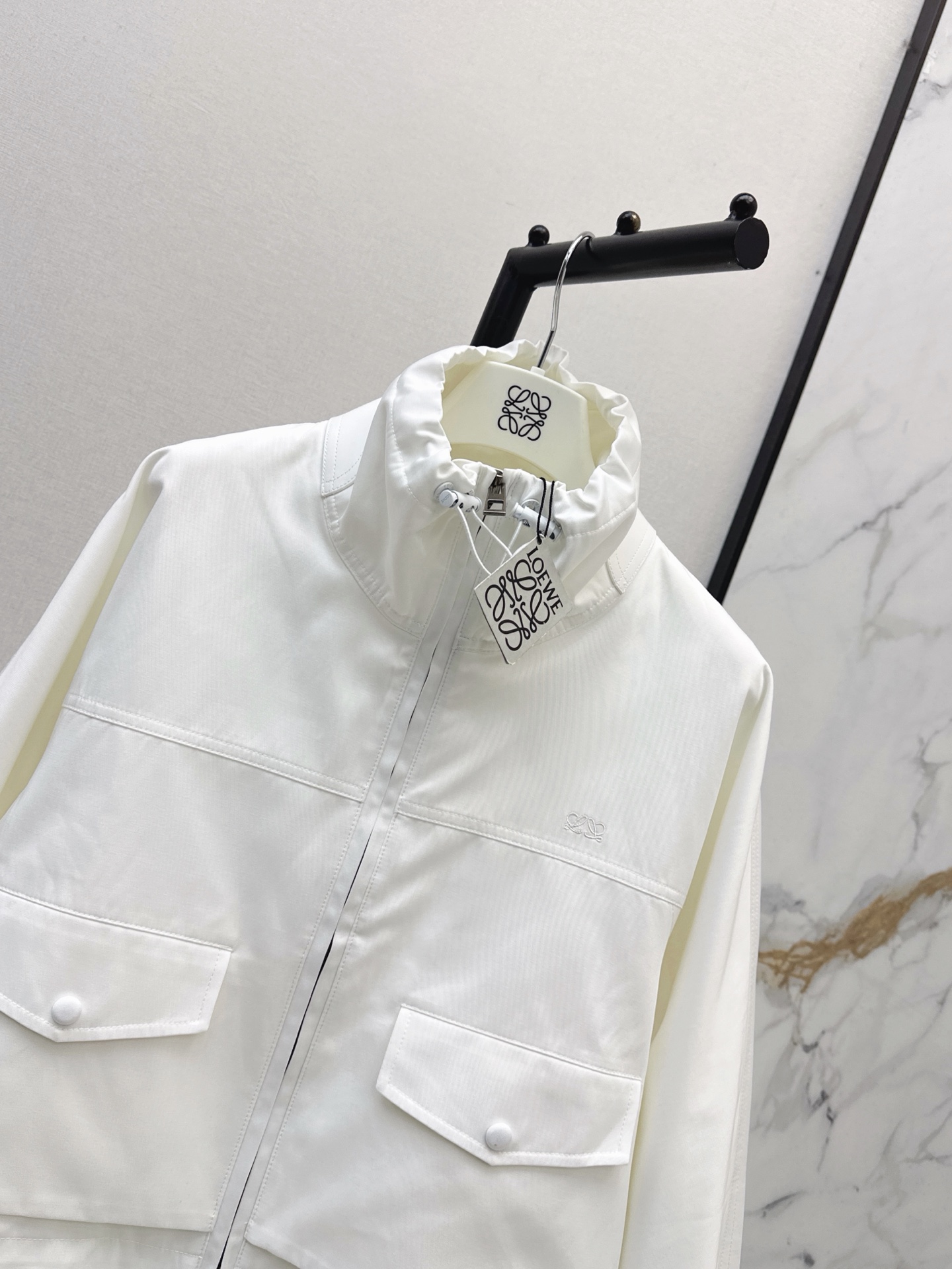 Loe 26FW Cropped Denim Jacket