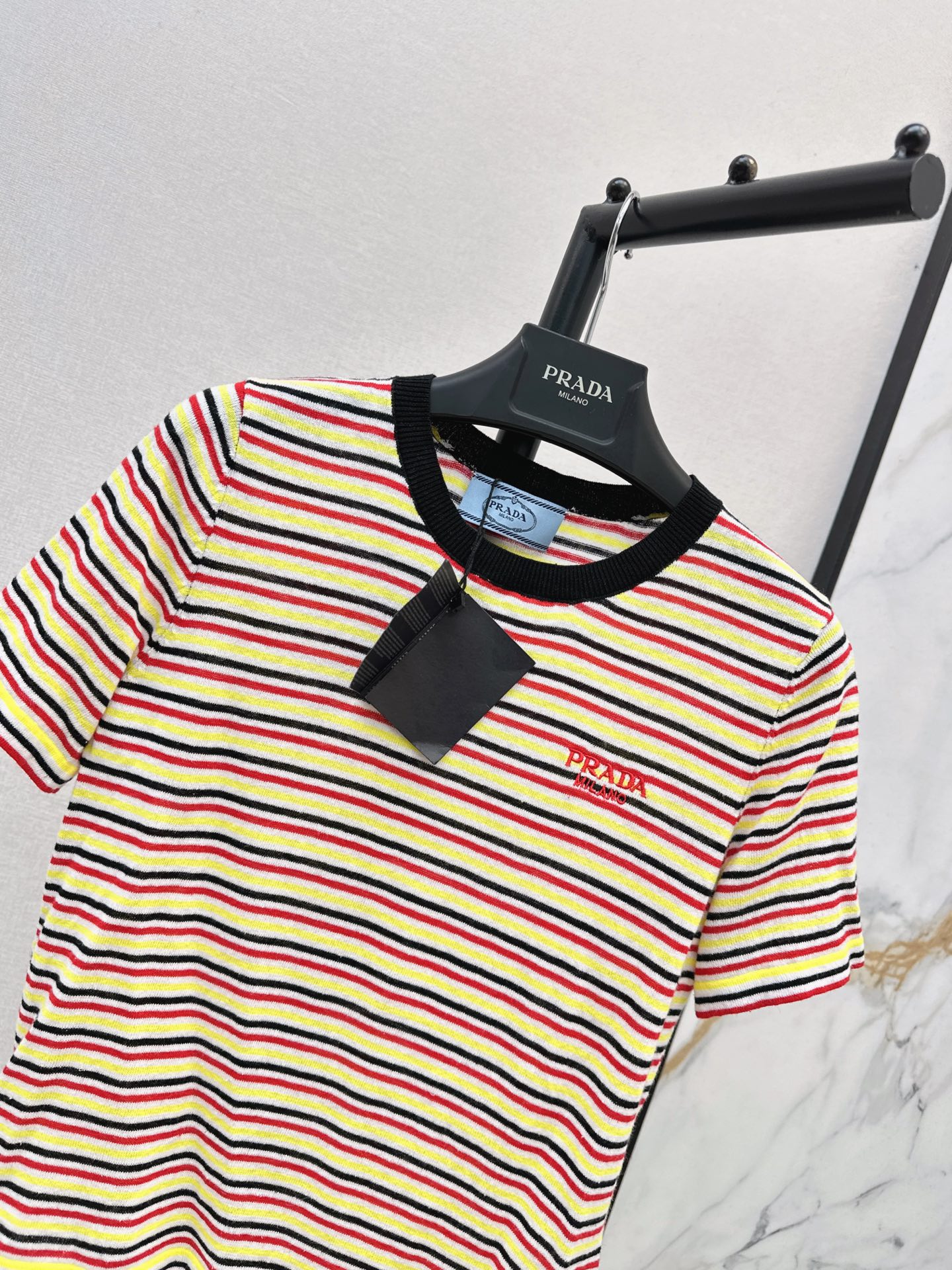 Pra 26fw stripe t-shirt