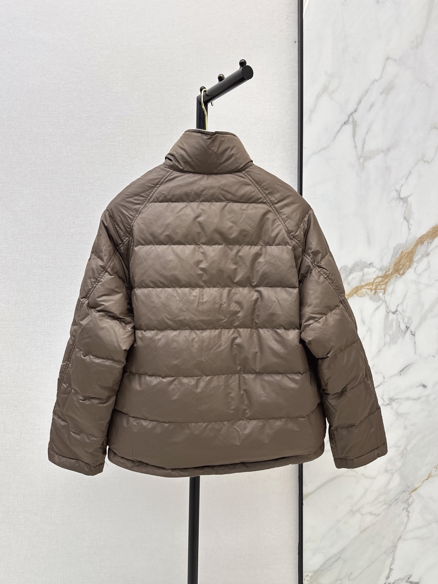 Brun 26fw cashmere reversible down jacket
