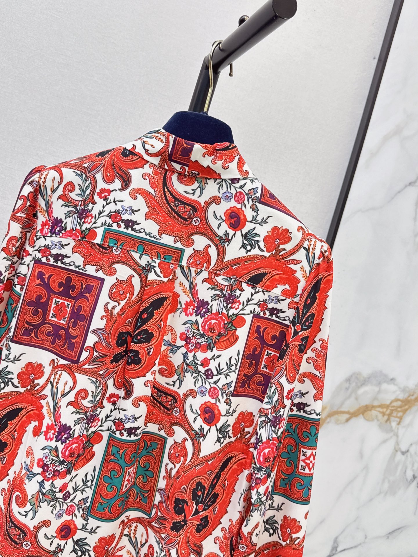 Loui 26fw print bow dress