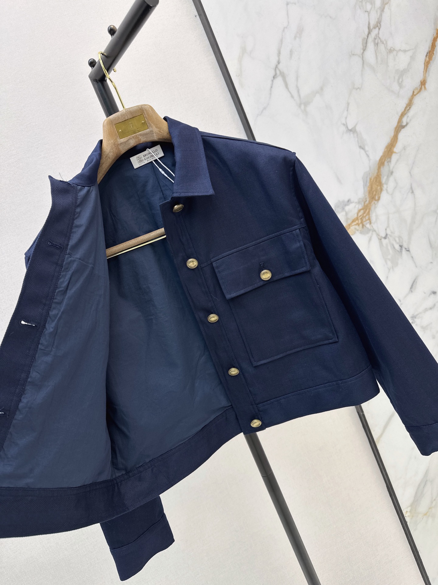 Brun 26fw cropped jacket