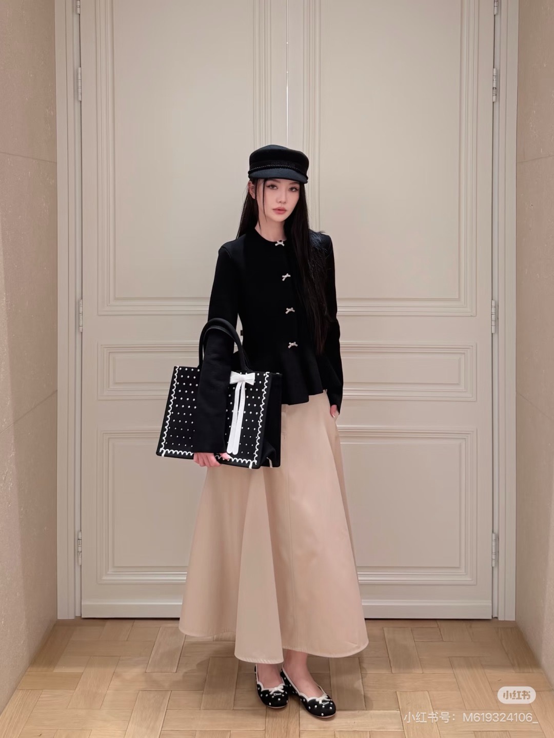 CD 26fw cropped velvet jacket