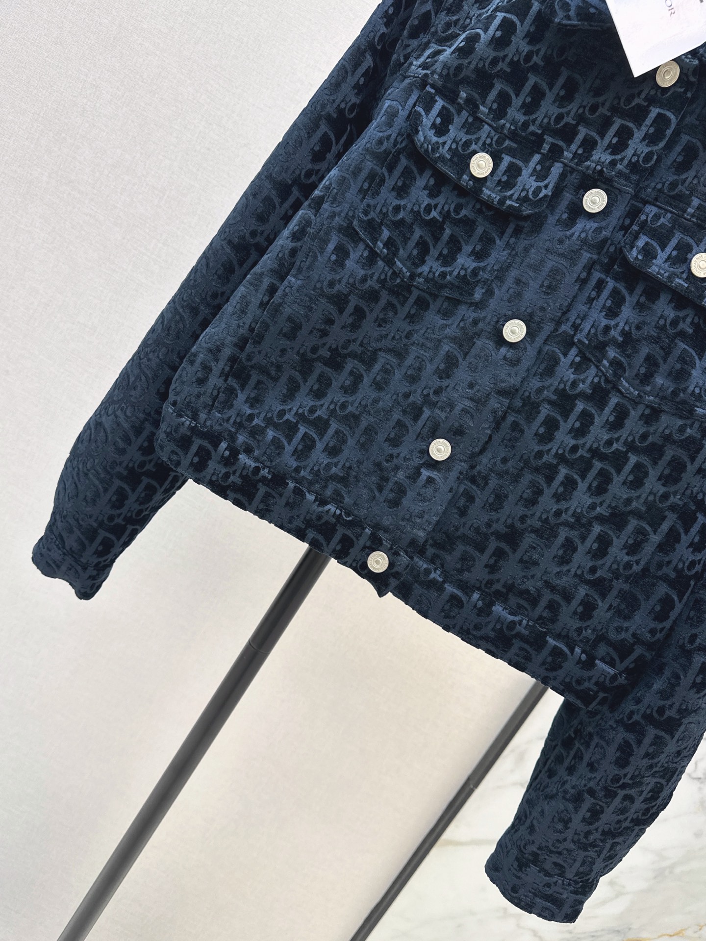 CD 26fw print cropped jacket