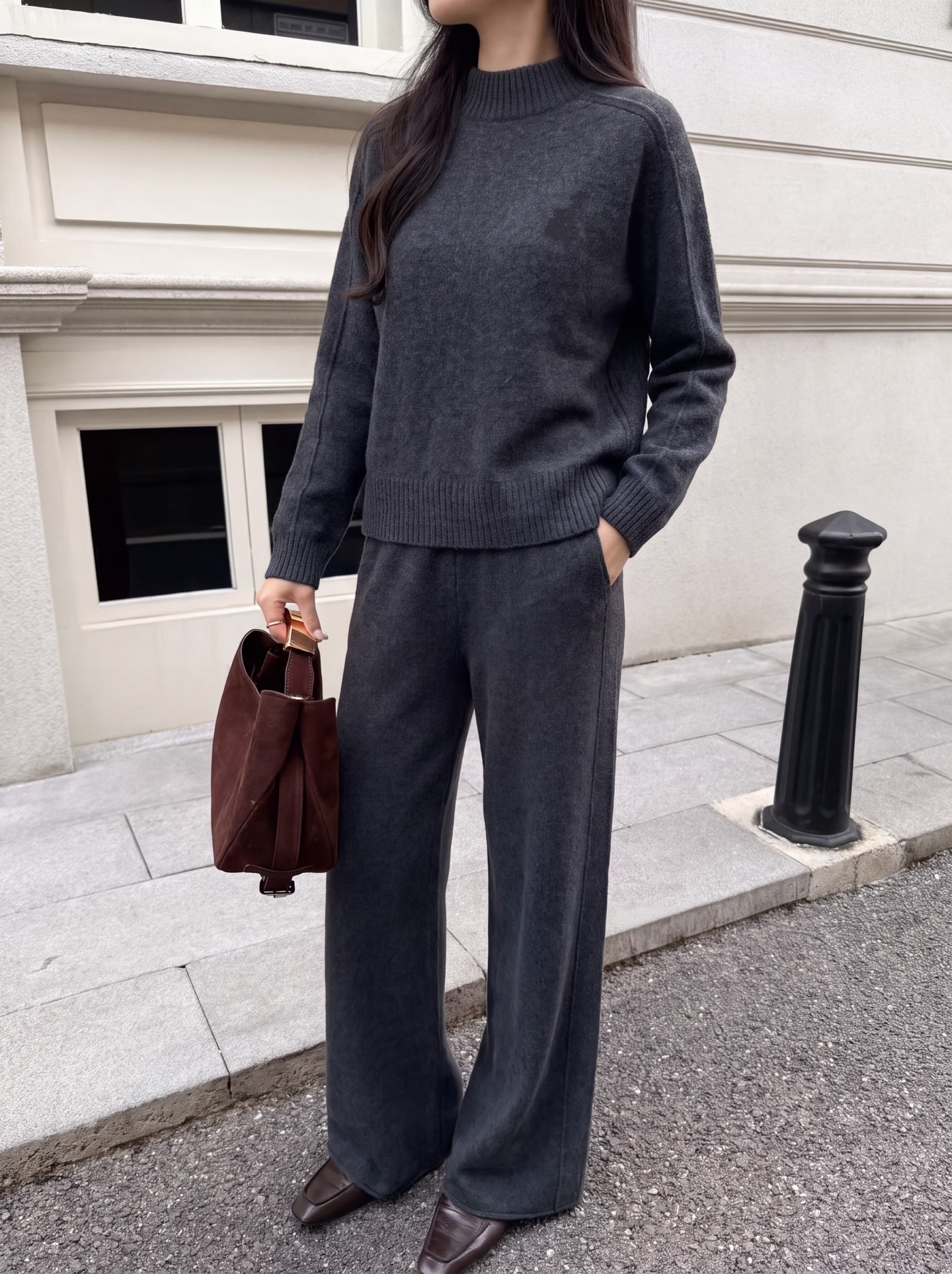 Ralp 26fw wool sweater pants sets