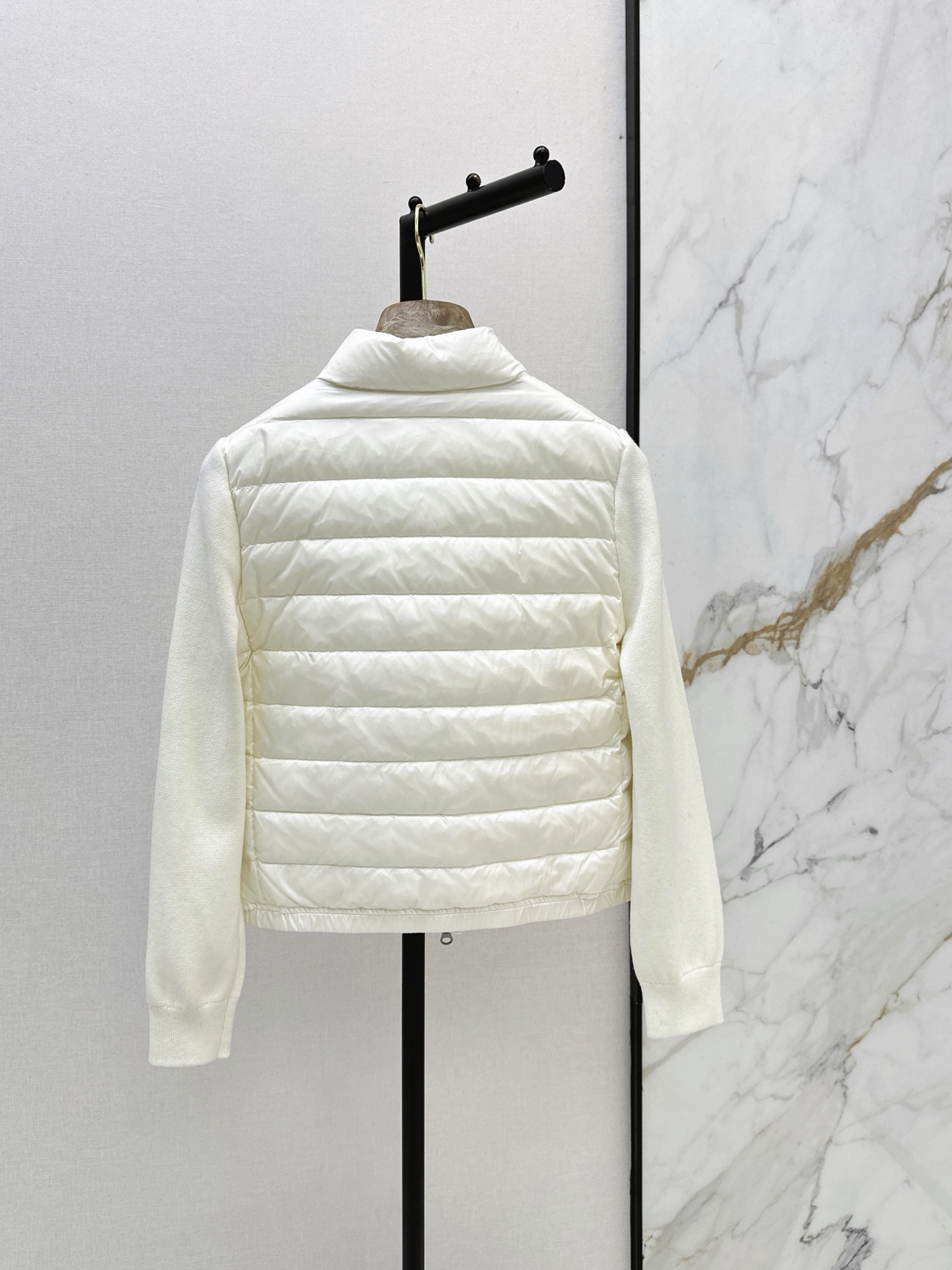 Bun 26fw knit contract down jacket