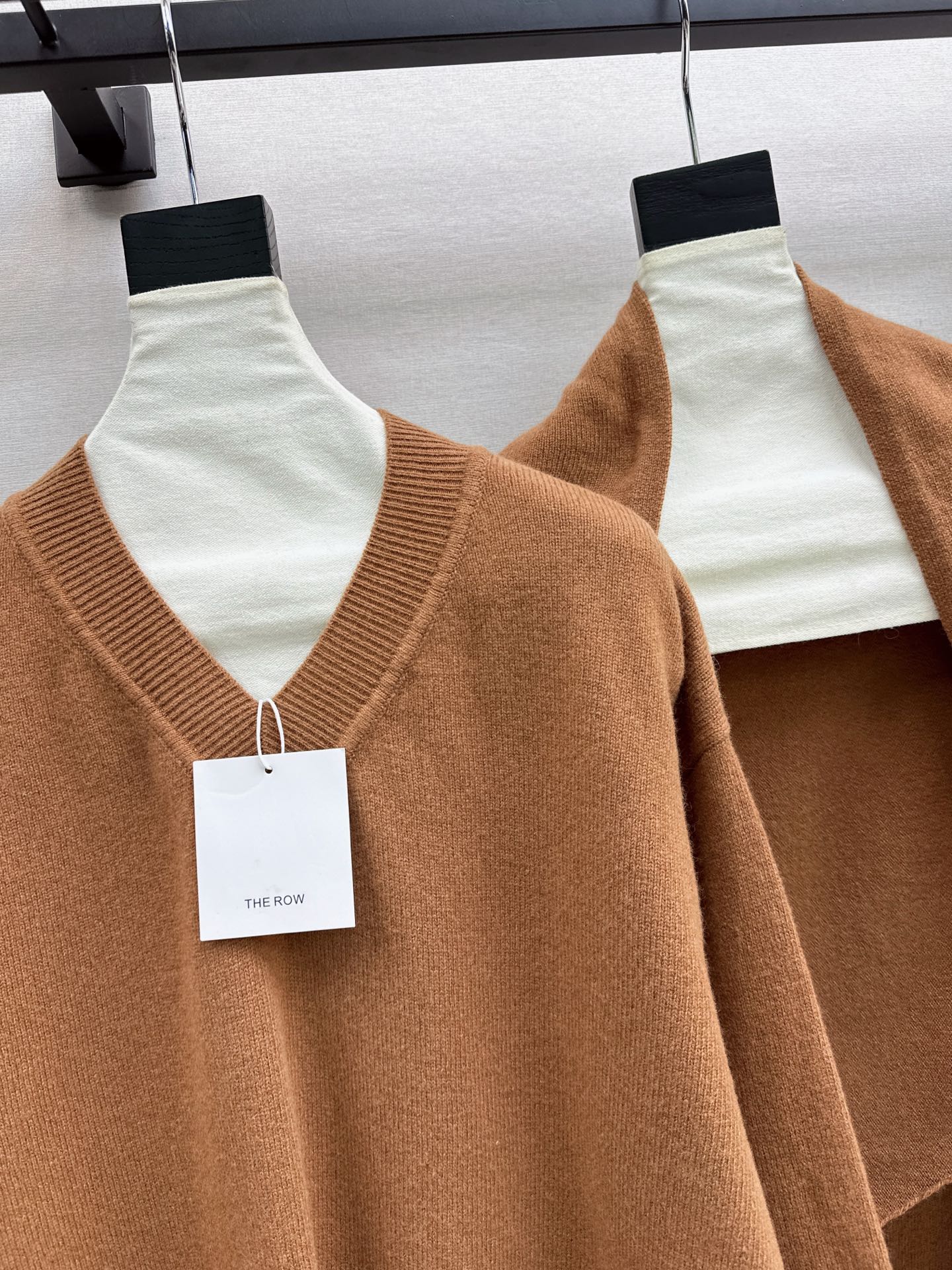 Row 26fw wool cape sweater pants sets