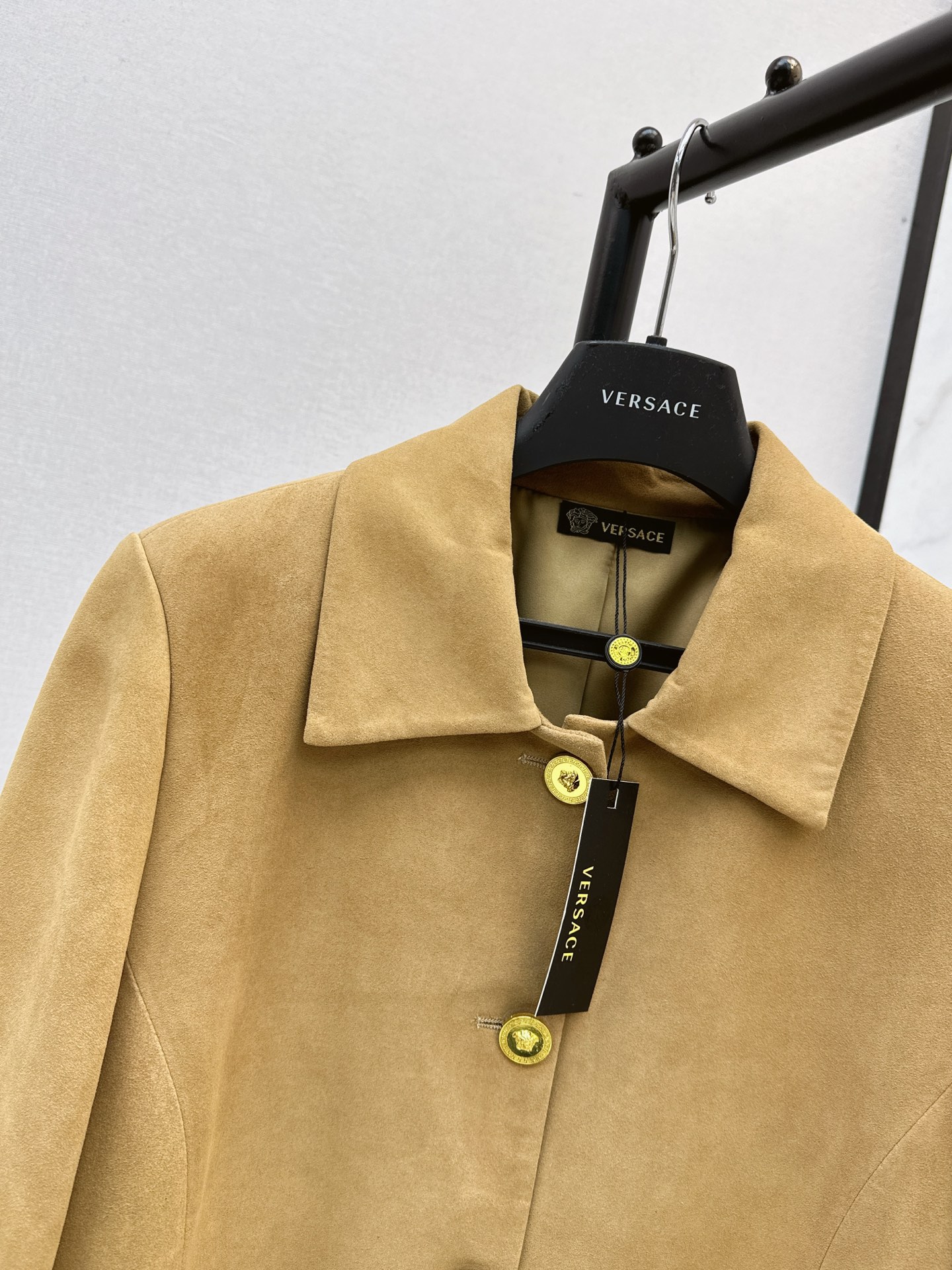 Ver 26fw suede long jacket