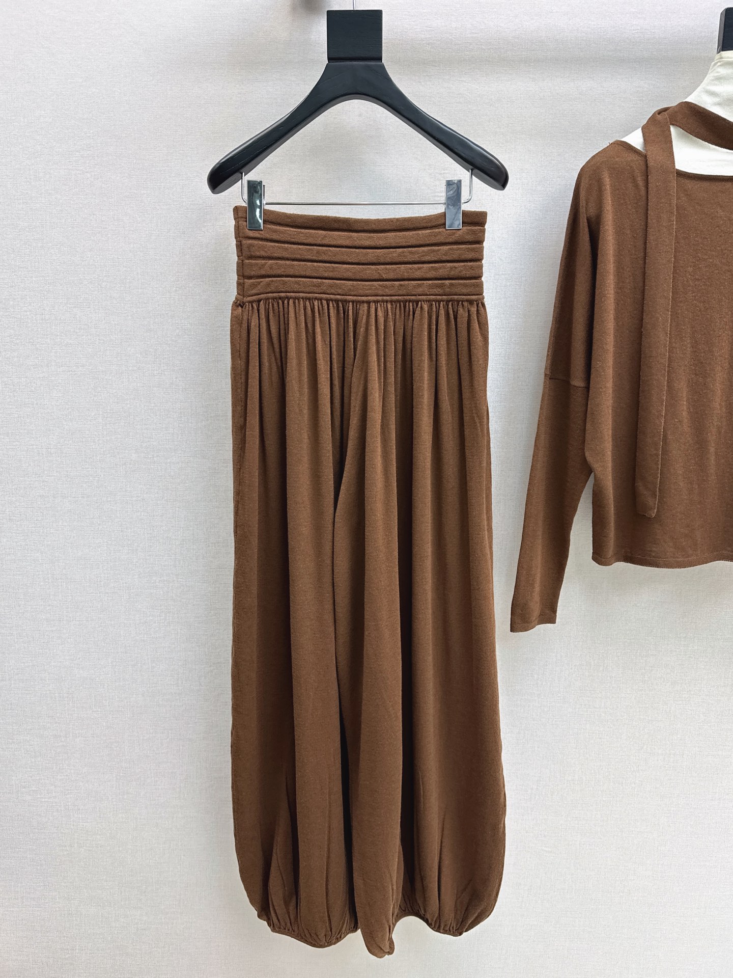 Row 26fw wool knitwear pants sets
