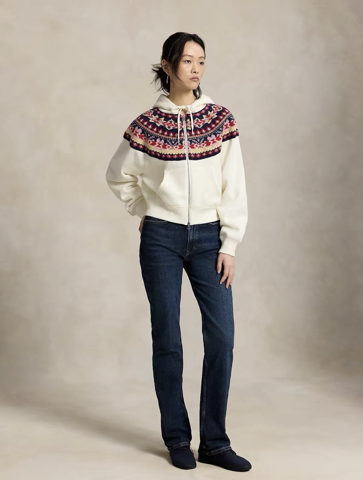 Ralp 26fw hooded jacquard jacket