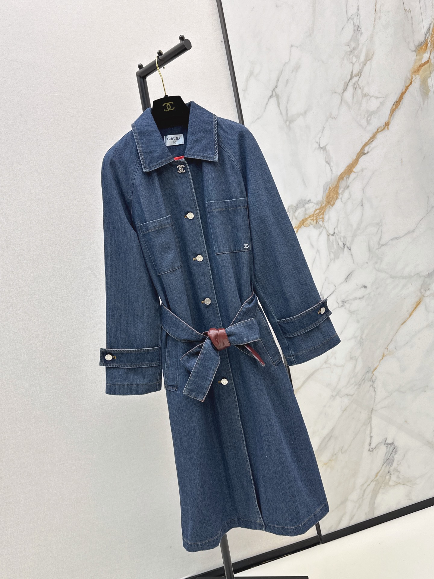 Chan 26fw denim overcoats
